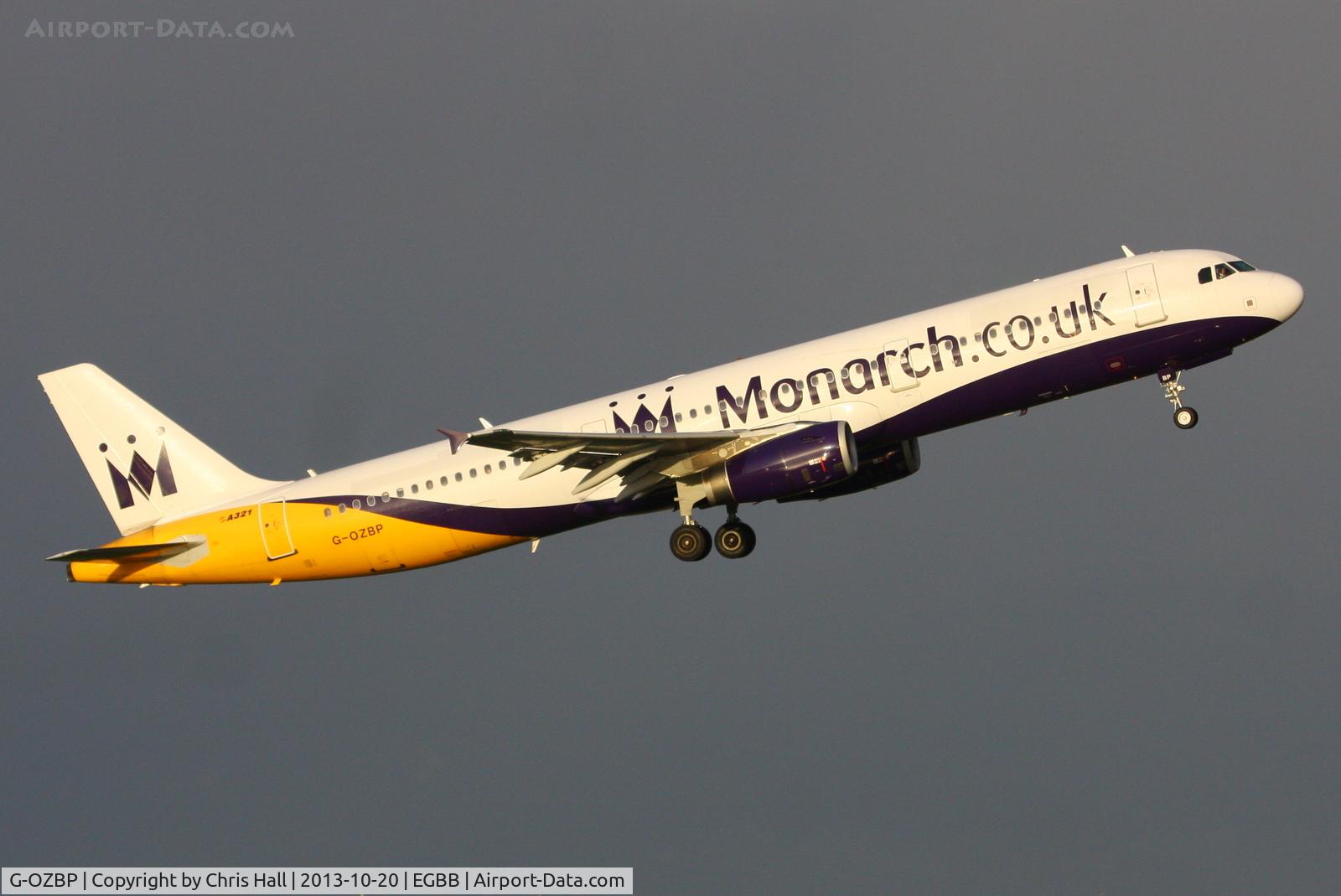 G-OZBP, 2001 Airbus A321-231 C/N 1433, Monarch