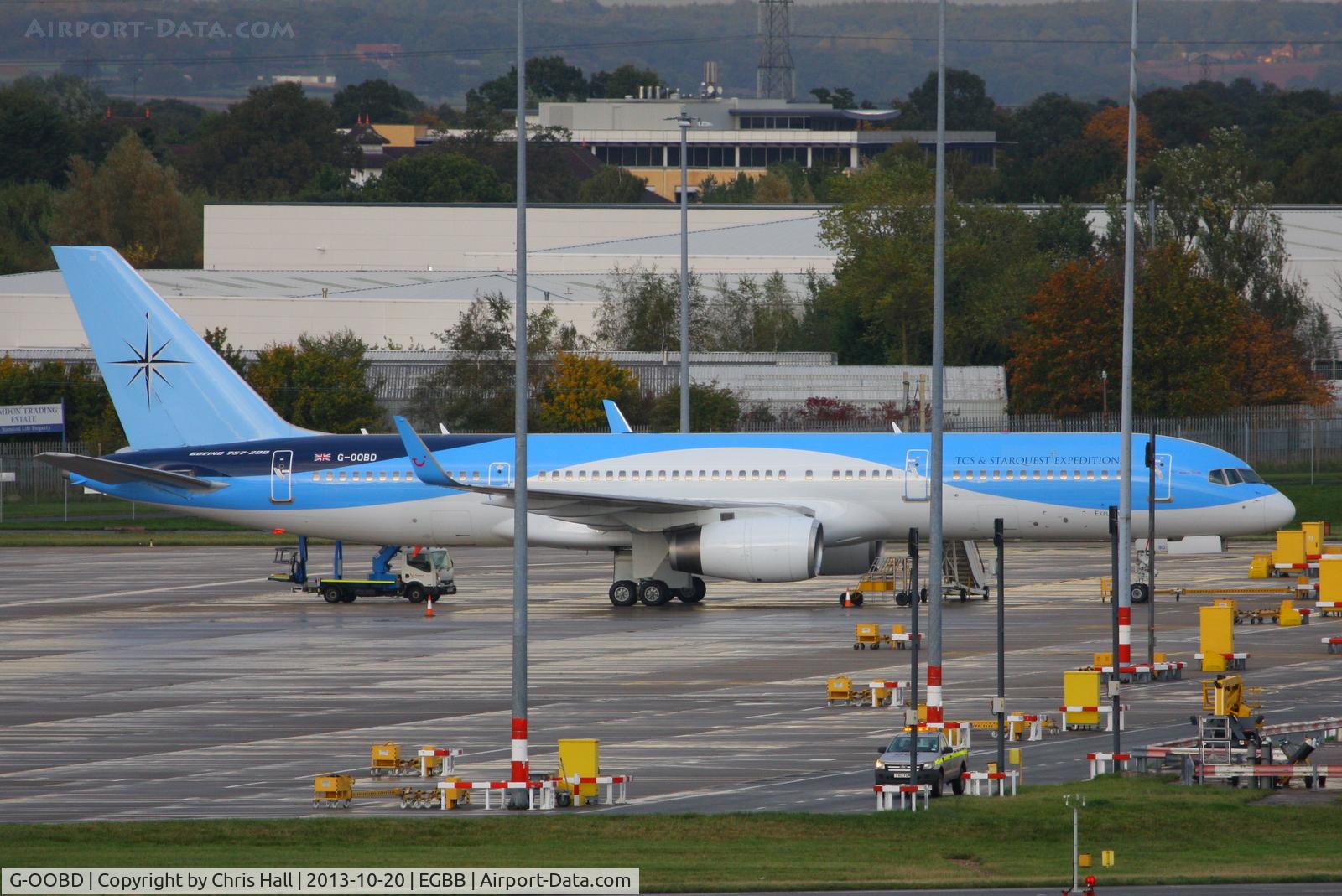 G-OOBD, 2003 Boeing 757-28A C/N 33099, wearing TCS & Starquest Expeditions titles and tail logo