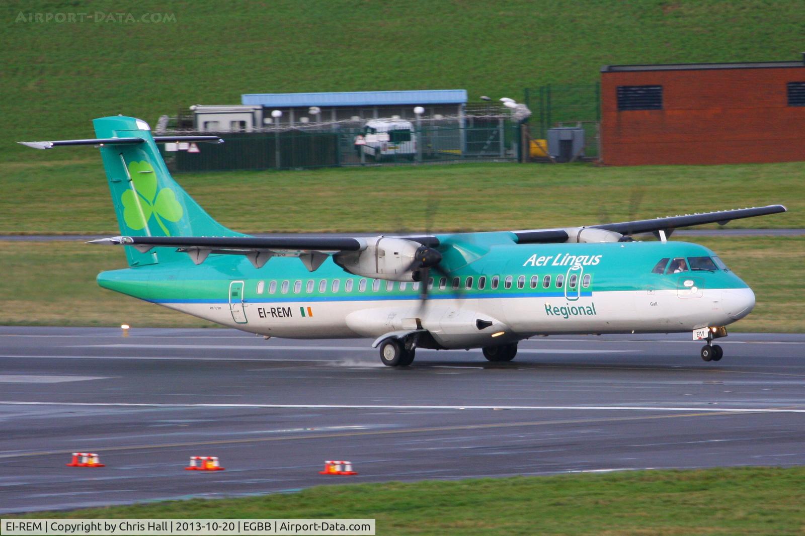 EI-REM, 2007 ATR 72-212A C/N 760, Aer Lingus regional