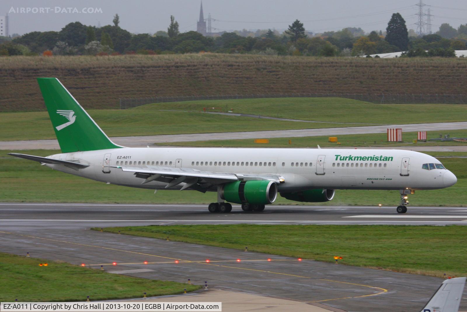 EZ-A011, 1996 Boeing 757-22K C/N 28336, Turkmenistan Airlines