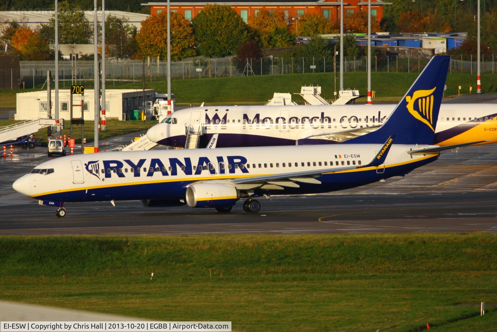 EI-ESW, 2011 Boeing 737-8AS C/N 34997, Ryanair