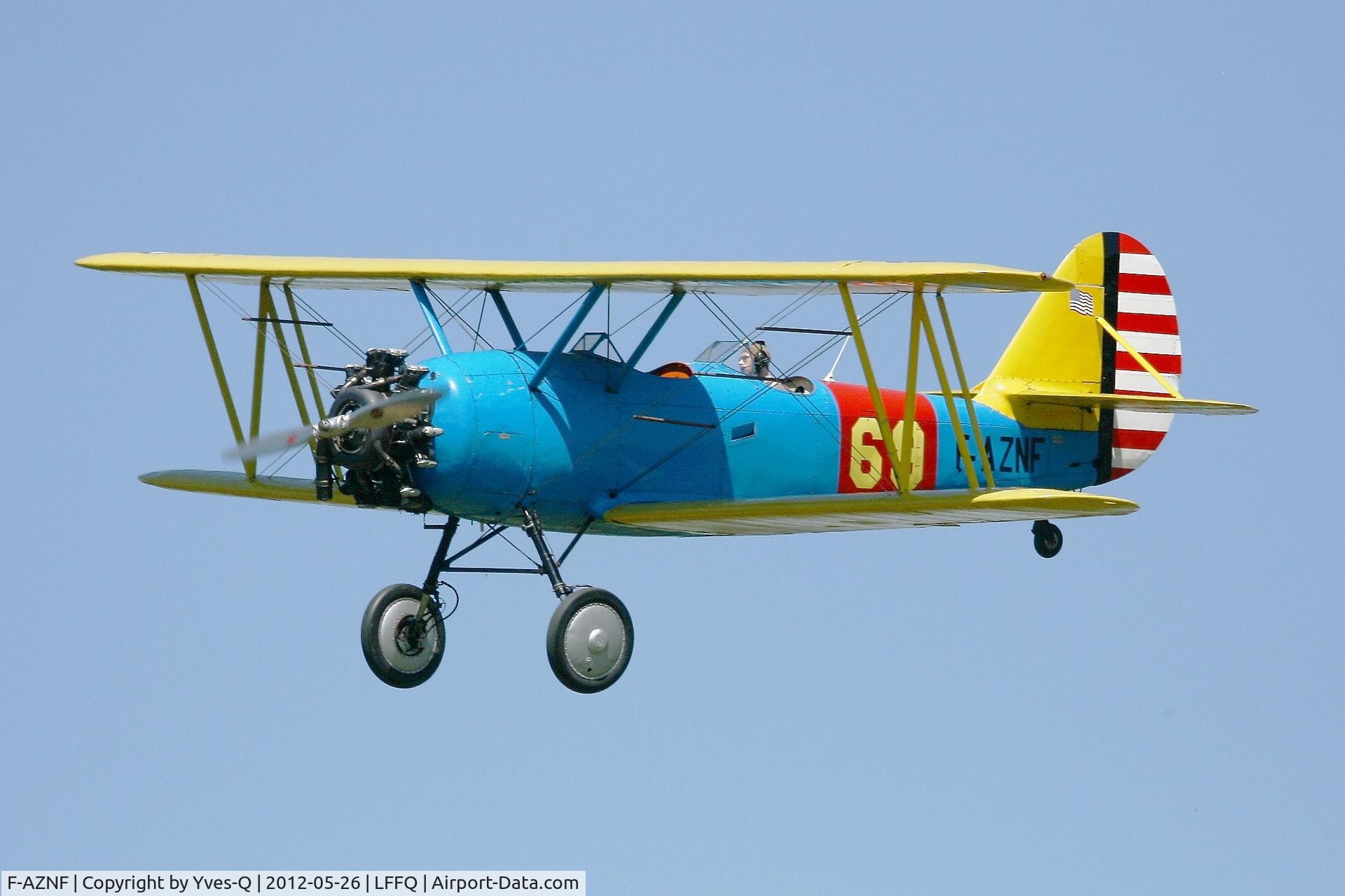 F-AZNF, Naval Aircraft Factory N3N-3 C/N 2909, Naval Aircraft Factory N3N-3, AJBS Collection,  La Ferte-Alais Airfield (LFFQ) Air Show 2012