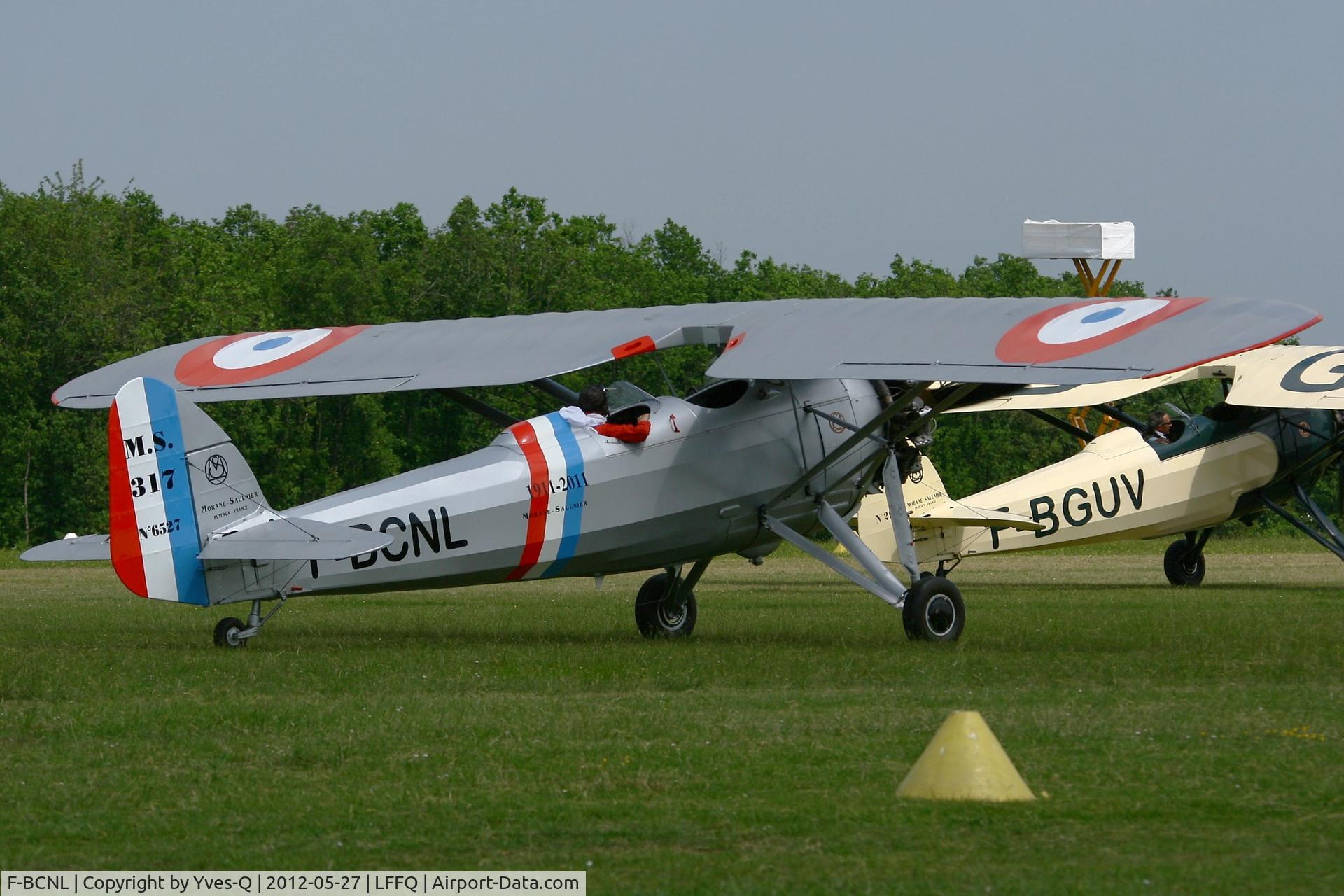 F-BCNL, Morane-Saulnier MS.317 C/N 6527, Morane Saulnier MS317, La Ferté-Alais Airfield (LFFQ) Air Show 2012