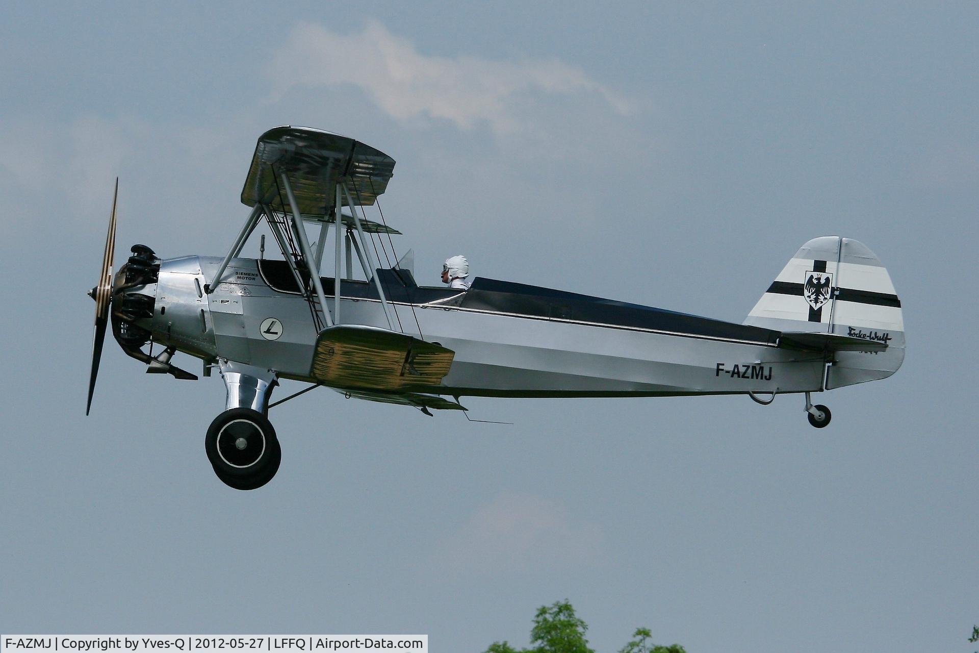 F-AZMJ, 1940 Focke-Wulf Fw-44J Stieglitz C/N 2782, Focke-Wulf Fw-44J Stieglitz, La Ferté-Alais Airfield (LFFQ) Air Show 2012
