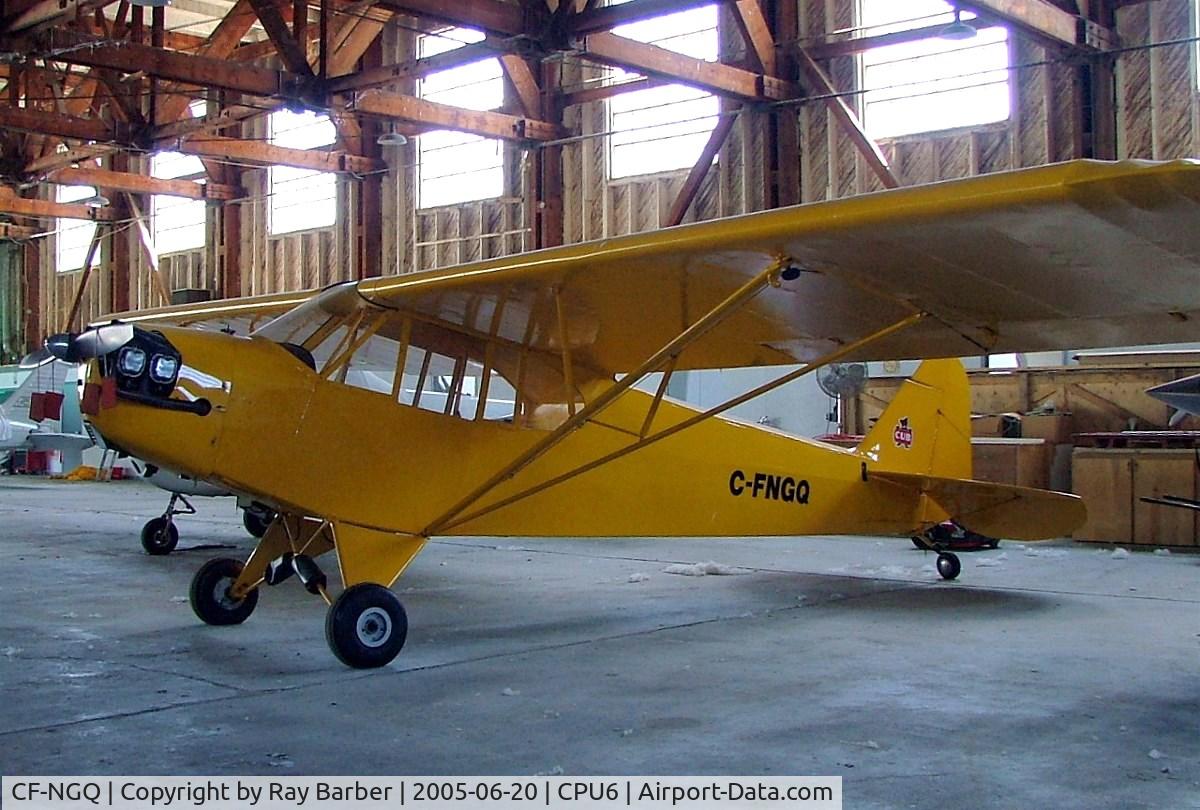 CF-NGQ, 1945 Piper J3C-65 Cub Cub C/N 14816, Piper J-3C-65 Cub [14816] Tyendinaga-Mohawk~C 20/06/2005. Marked C-FNGQ.