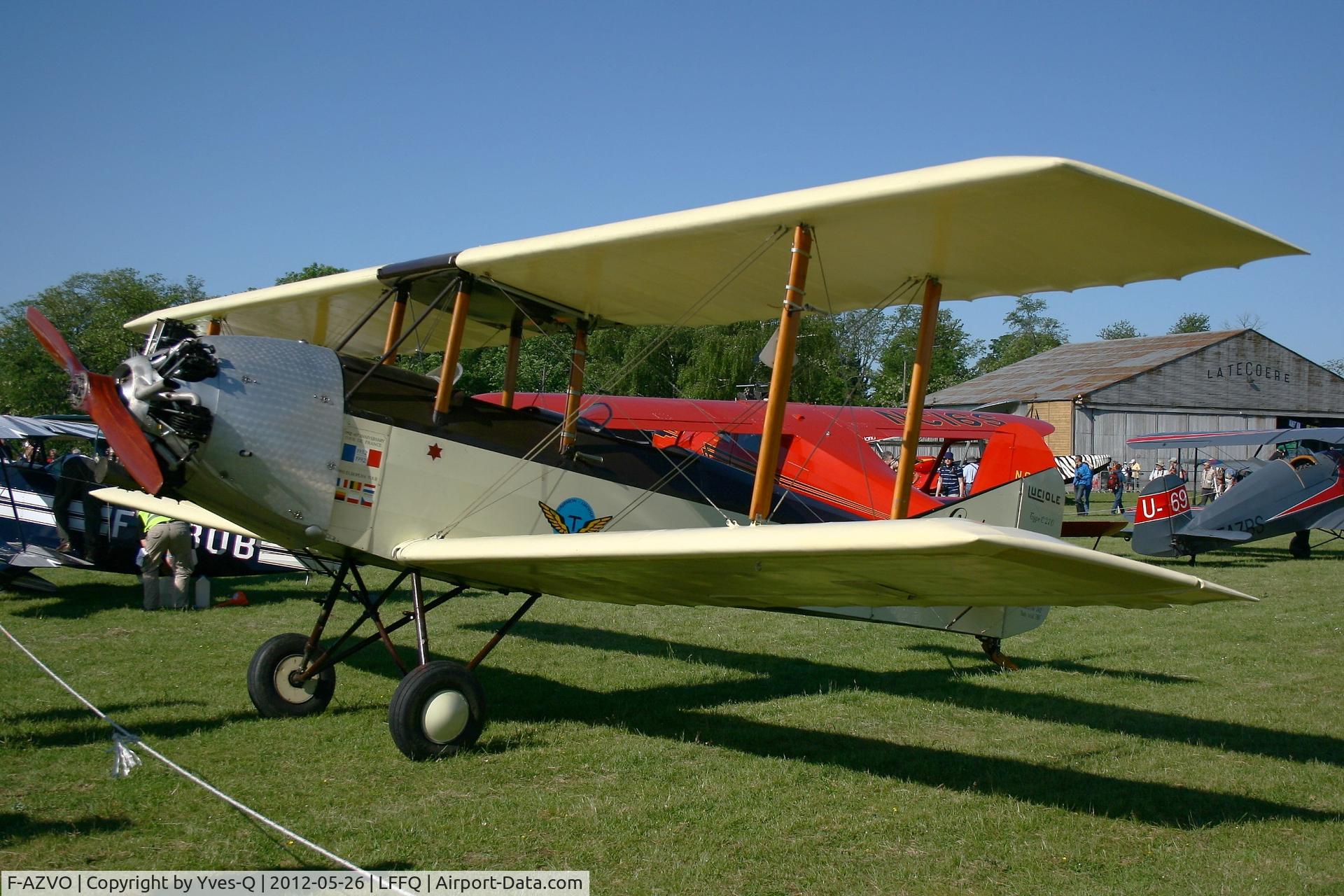 F-AZVO, 1932 Caudron C.270 Luciole C/N 6607/32, Caudron C.270 Luciole, Static Display, La Ferte-Alais Airfield (LFFQ) Air Show 2012