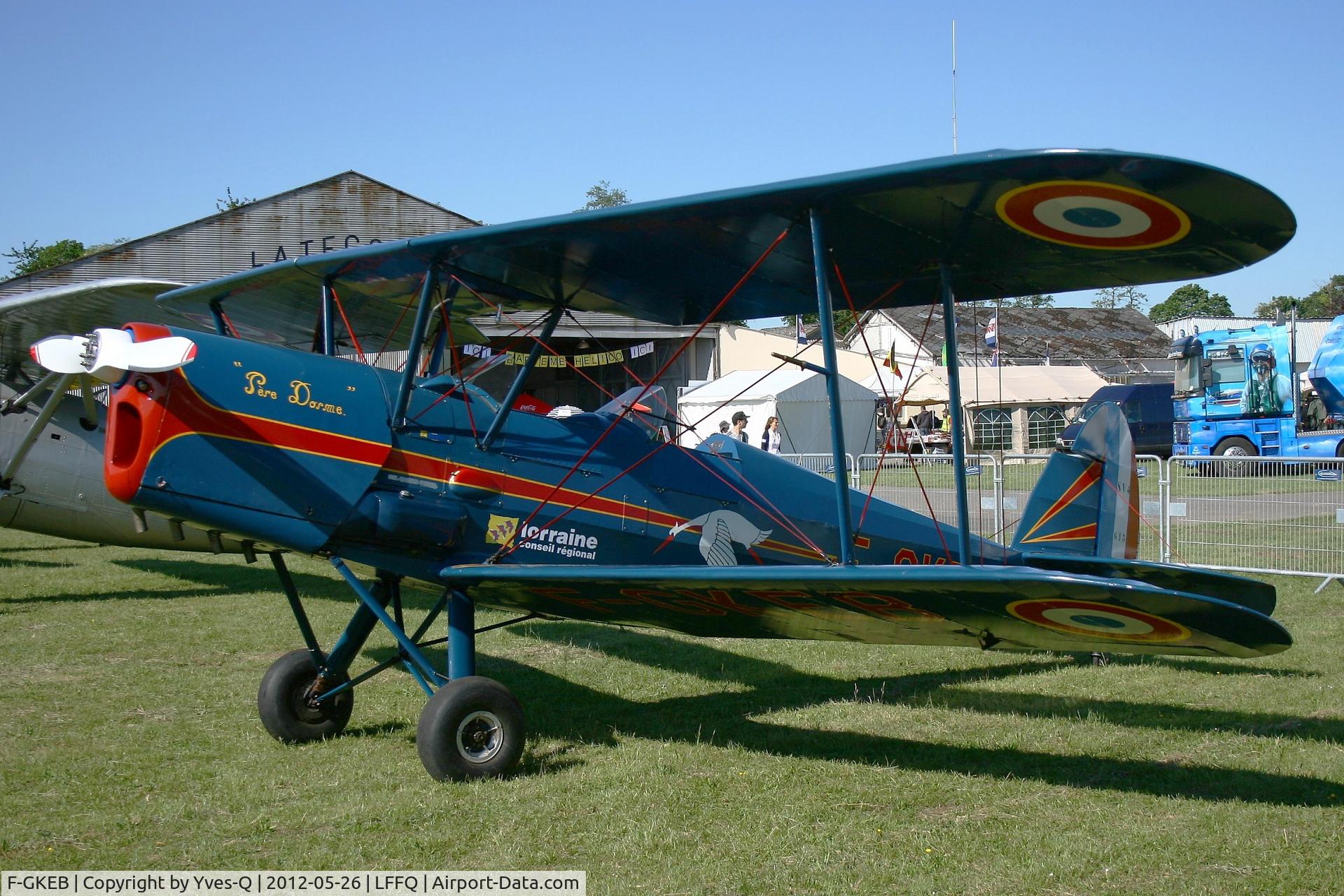 F-GKEB, Stampe-Vertongen SV-4C C/N 618, Stampe-Vertongen SV-4, Static Display, La Ferté-Alais Airfield (LFFQ) Air Show 2012