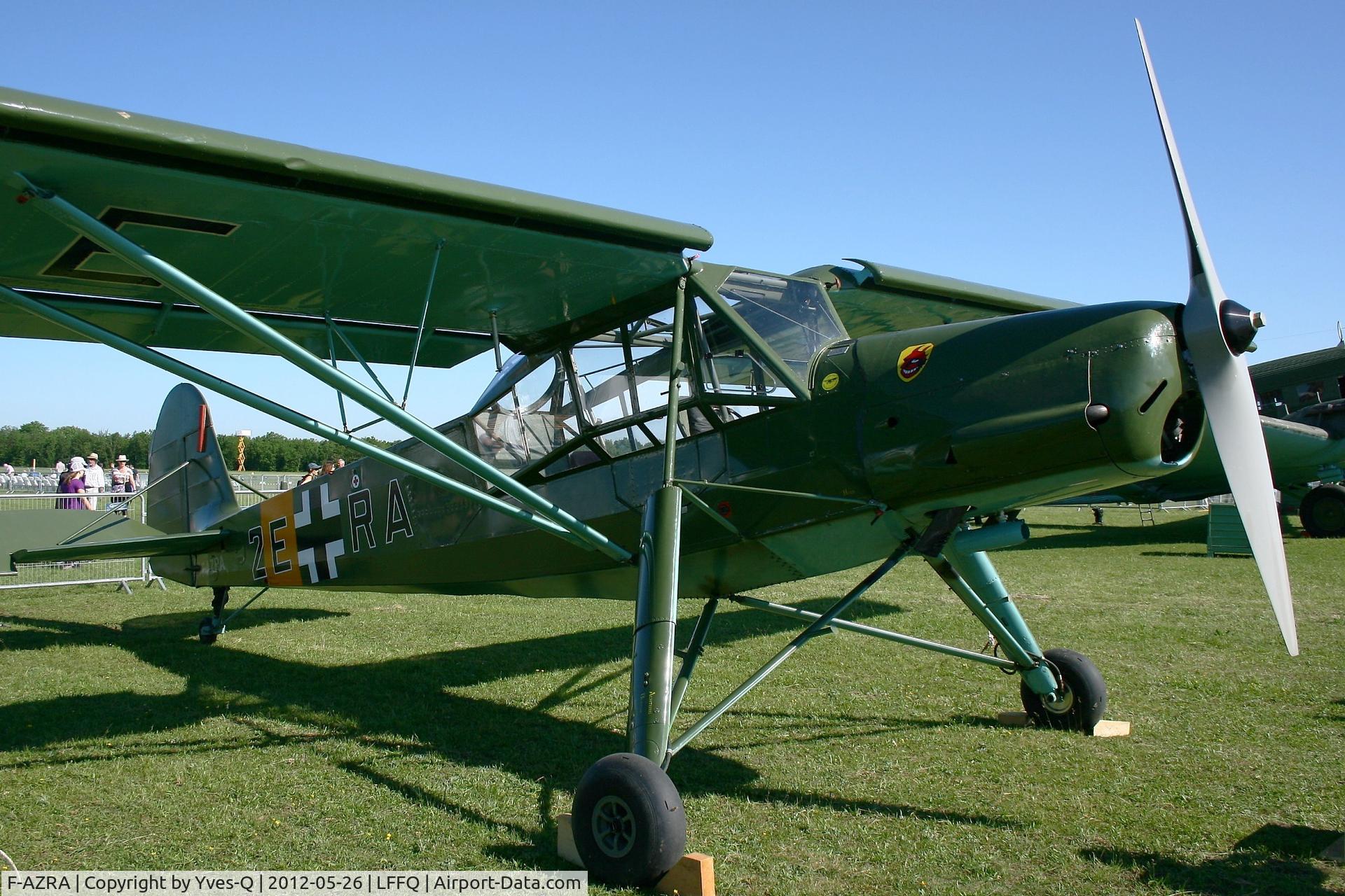 F-AZRA, Fieseler Fi-156C-3 Storch C/N 2039, Morane Saulnier MS-505 n° 2039, Static Display, La Ferté-Alais Airfield (LFFQ) Air Show 2012