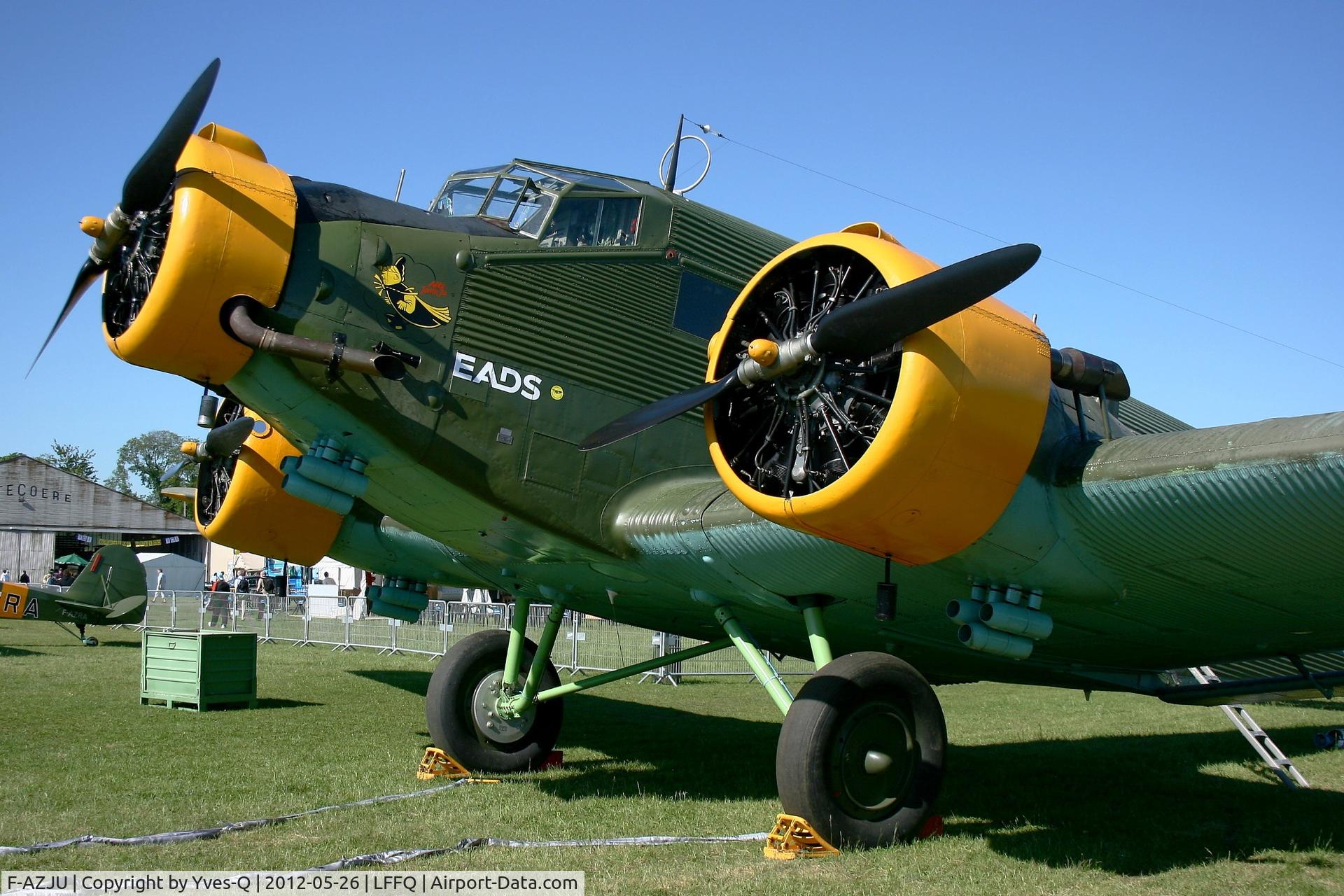 F-AZJU, 1952 Junkers (CASA) 352L (Ju-52) C/N 103, Junkers JU52-3M  F-AZJU, La Ferte-Alais Airfield (LFFQ)
