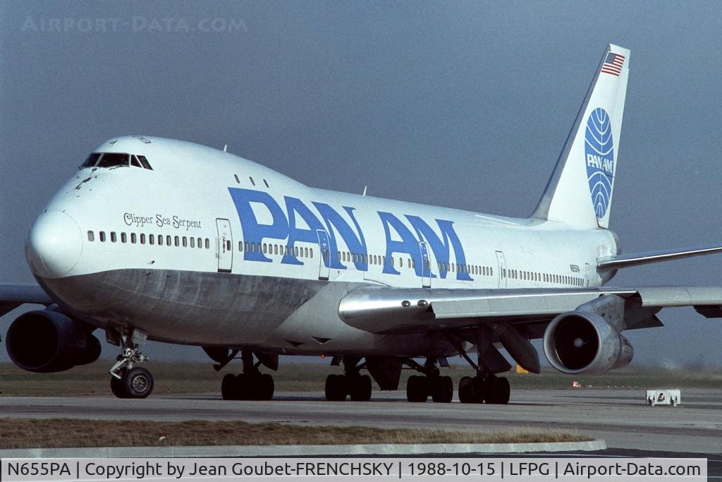 N655PA, Boeing 747-121 C/N 20350, Pan American World Airways 