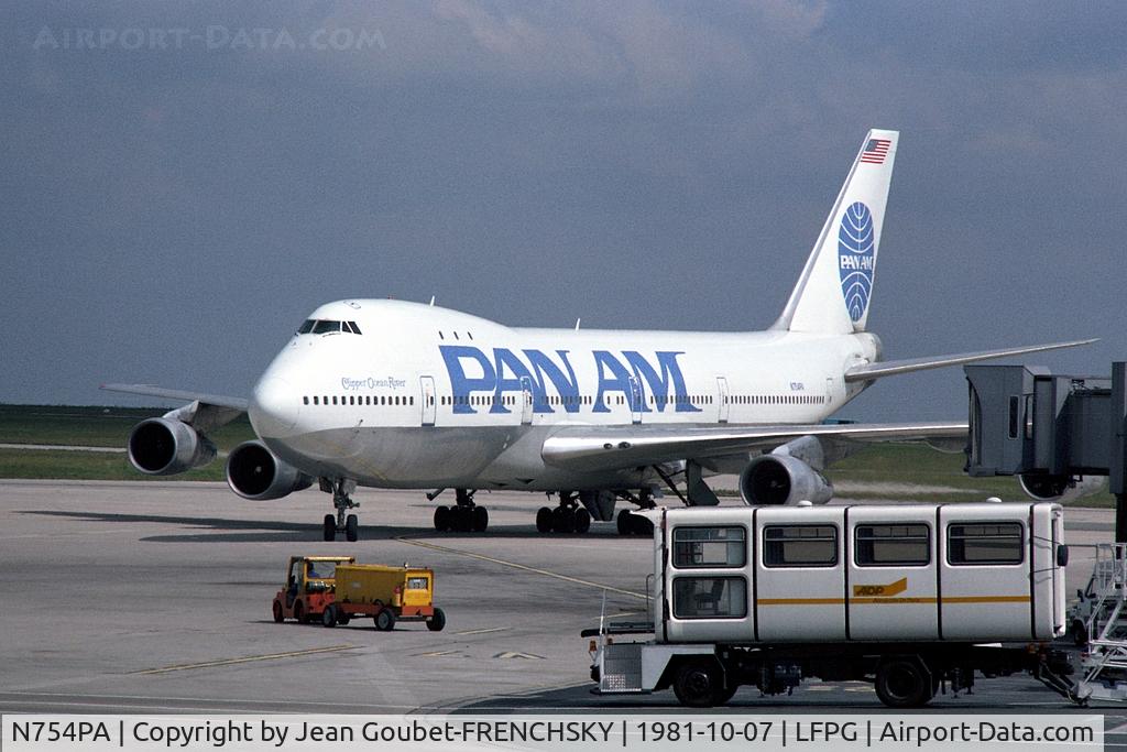 N754PA, 1970 Boeing 747-121 C/N 19658, Pan American World Airways 