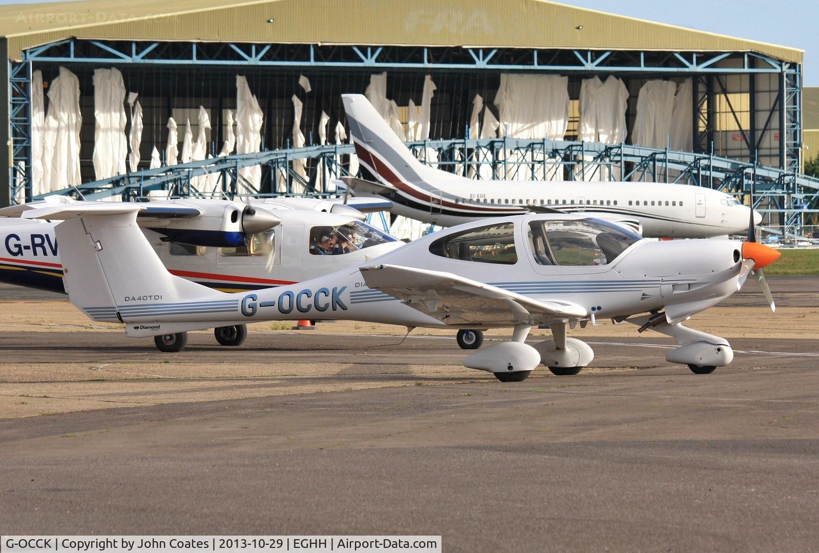 G-OCCK, 2006 Diamond DA-40D Diamond Star C/N D4.234, Parked at BHL