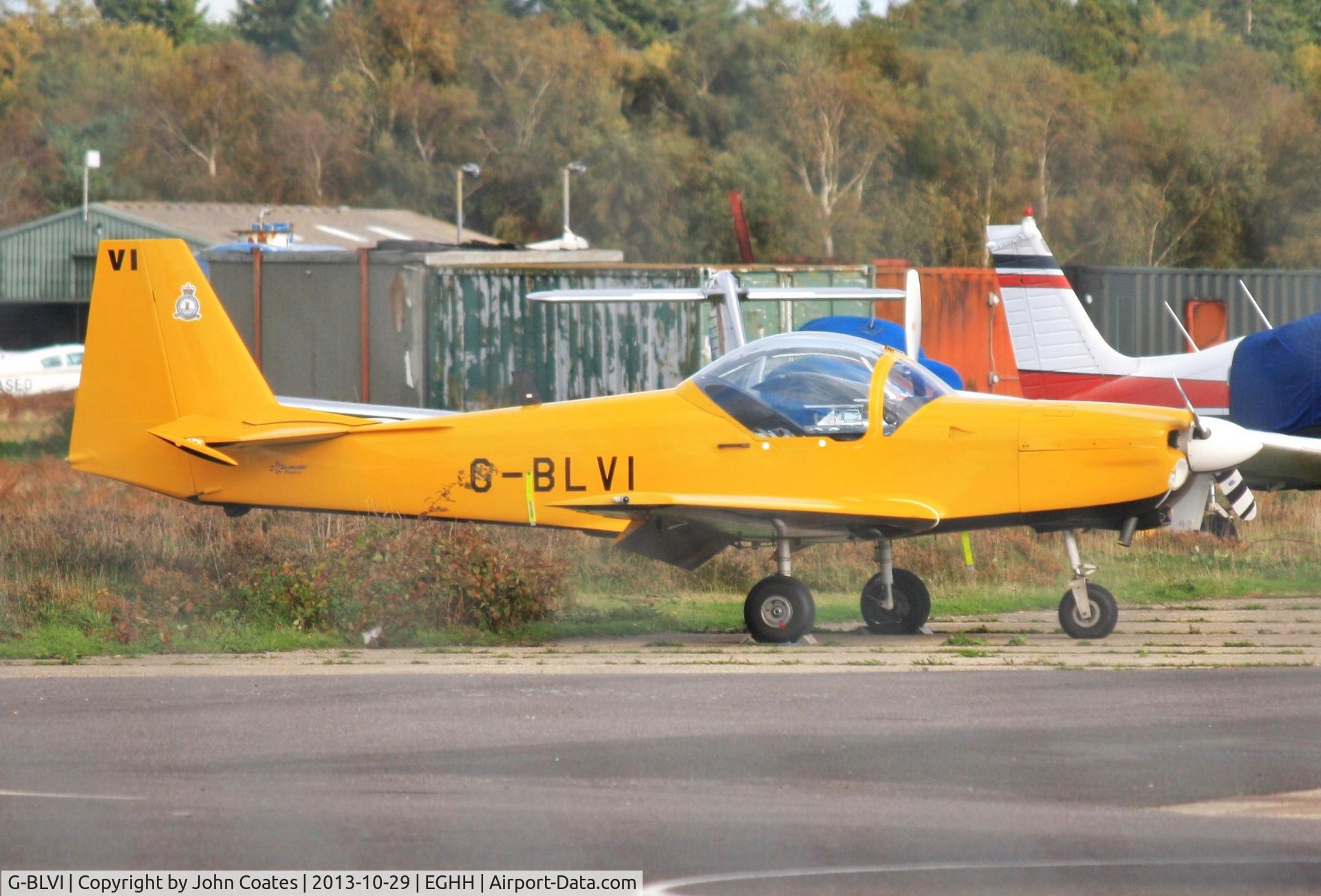 G-BLVI, 1986 Slingsby T-67M Firefly Mk2 C/N 2017, Parked at BHL