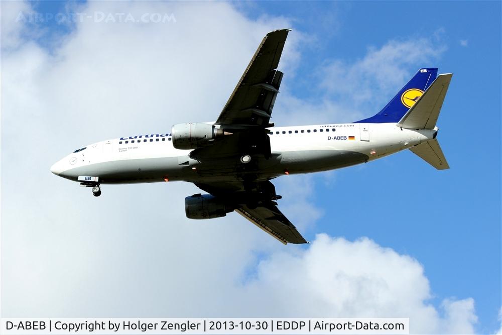 D-ABEB, 1991 Boeing 737-330 C/N 25148, No painter could it draw better on sky....