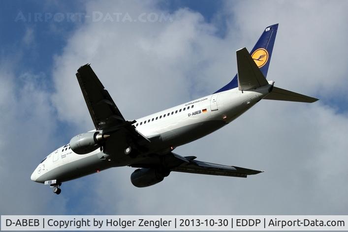 D-ABEB, 1991 Boeing 737-330 C/N 25148, Floating down on rwy 26L.....