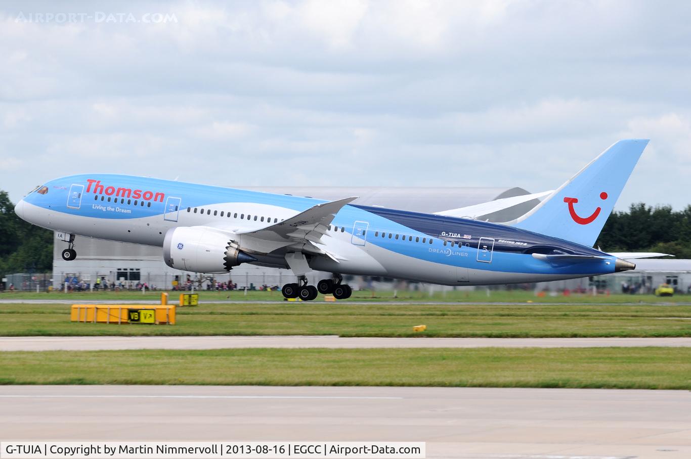 G-TUIA, 2013 Boeing 787-8 Dreamliner C/N 34422, Thomson Airways
