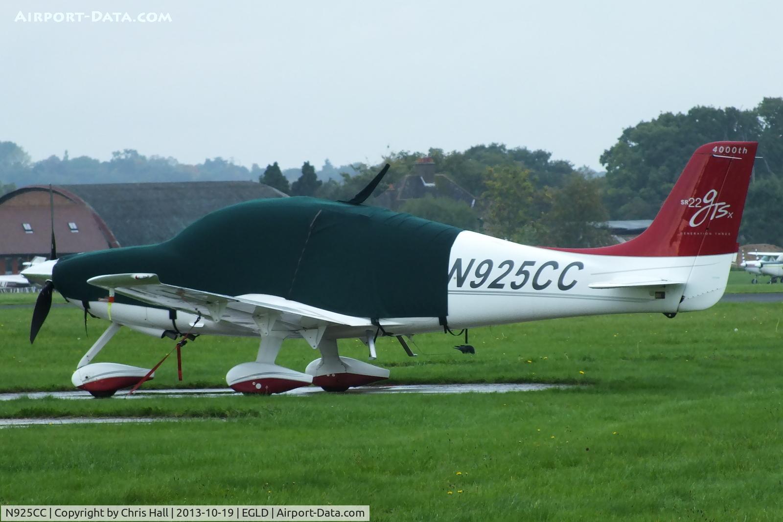 N925CC, 2008 Cirrus SR22 G3 GTSX Perspective C/N 2992, parked at Denham