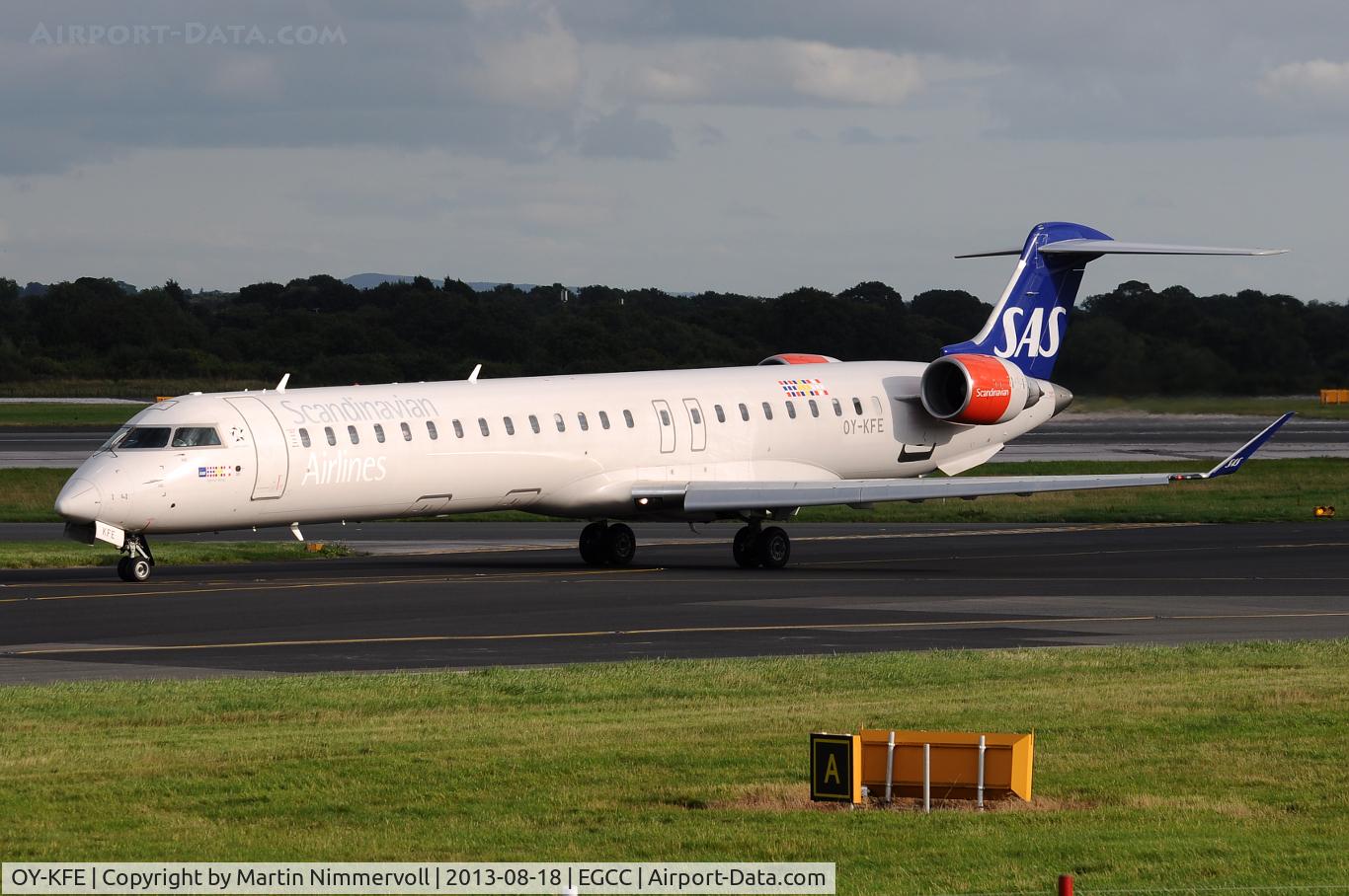 OY-KFE, 2009 Bombardier CRJ-900ER (CL-600-2D24) C/N 15224, Scandinavian