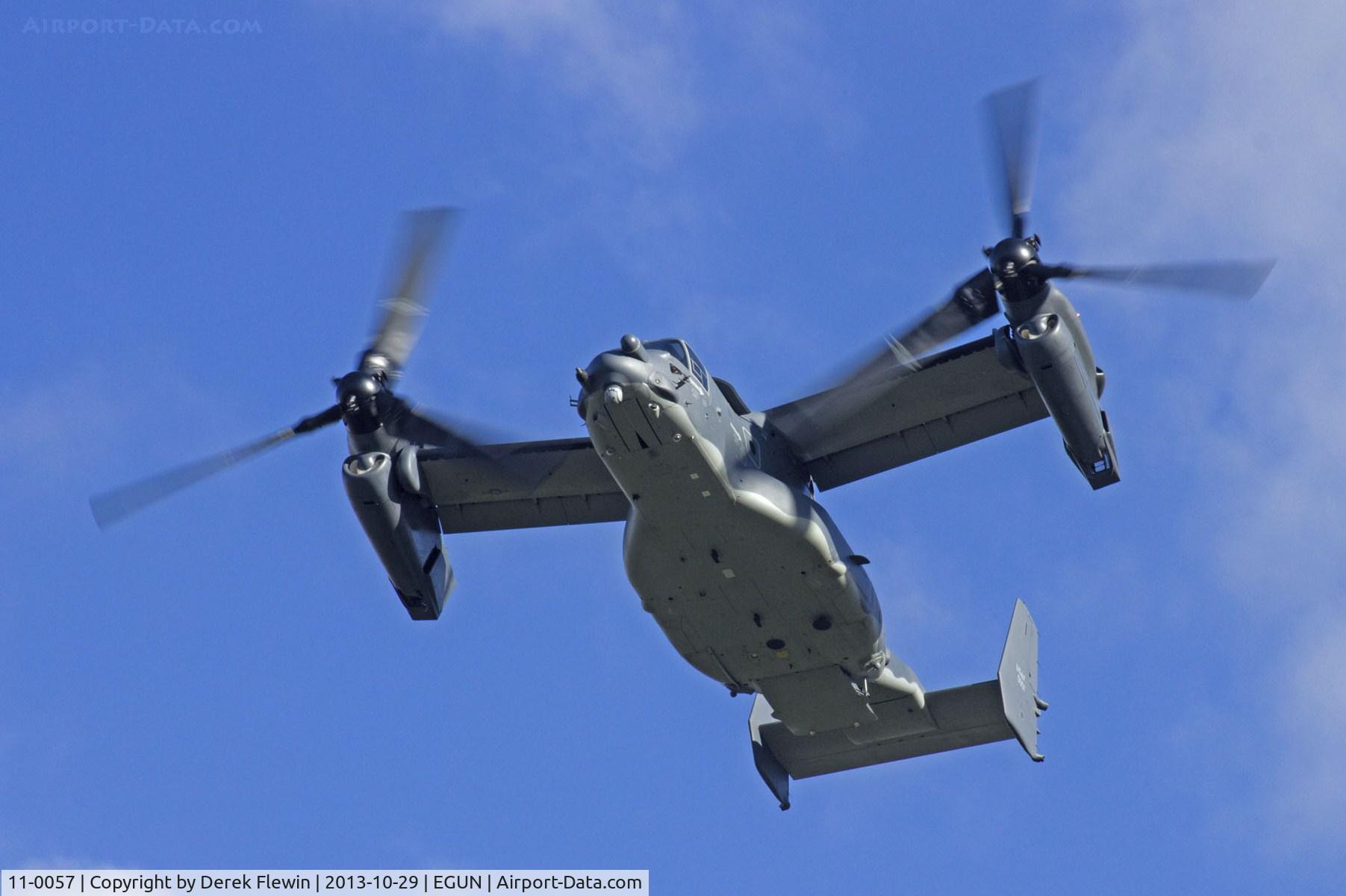 11-0057, 2011 Bell-Boeing CV-22B Osprey C/N D1038, EGUN based  CV-22B Osprey in the circuit.