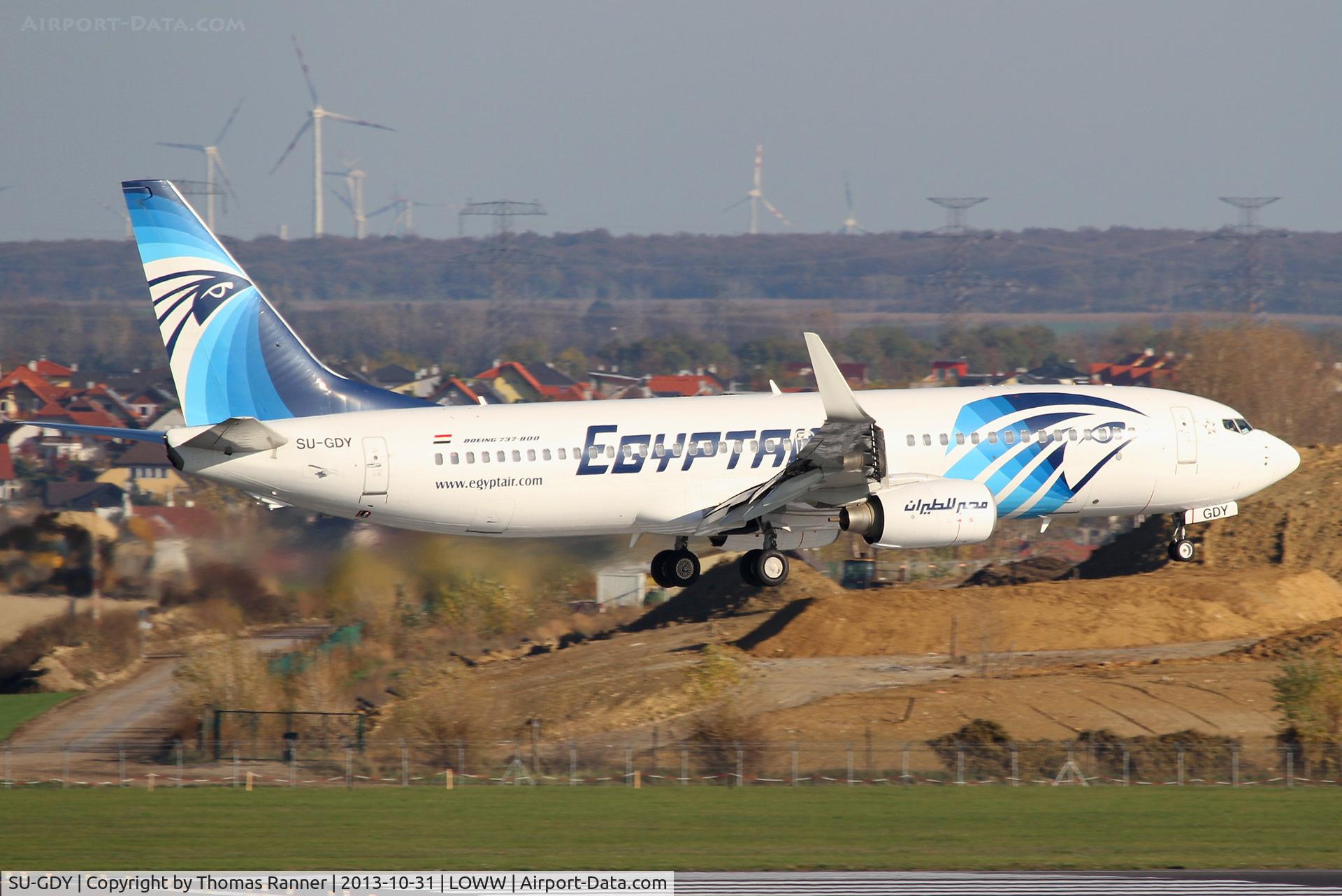 SU-GDY, 2010 Boeing 737-866 C/N 40758, Egyptair B737