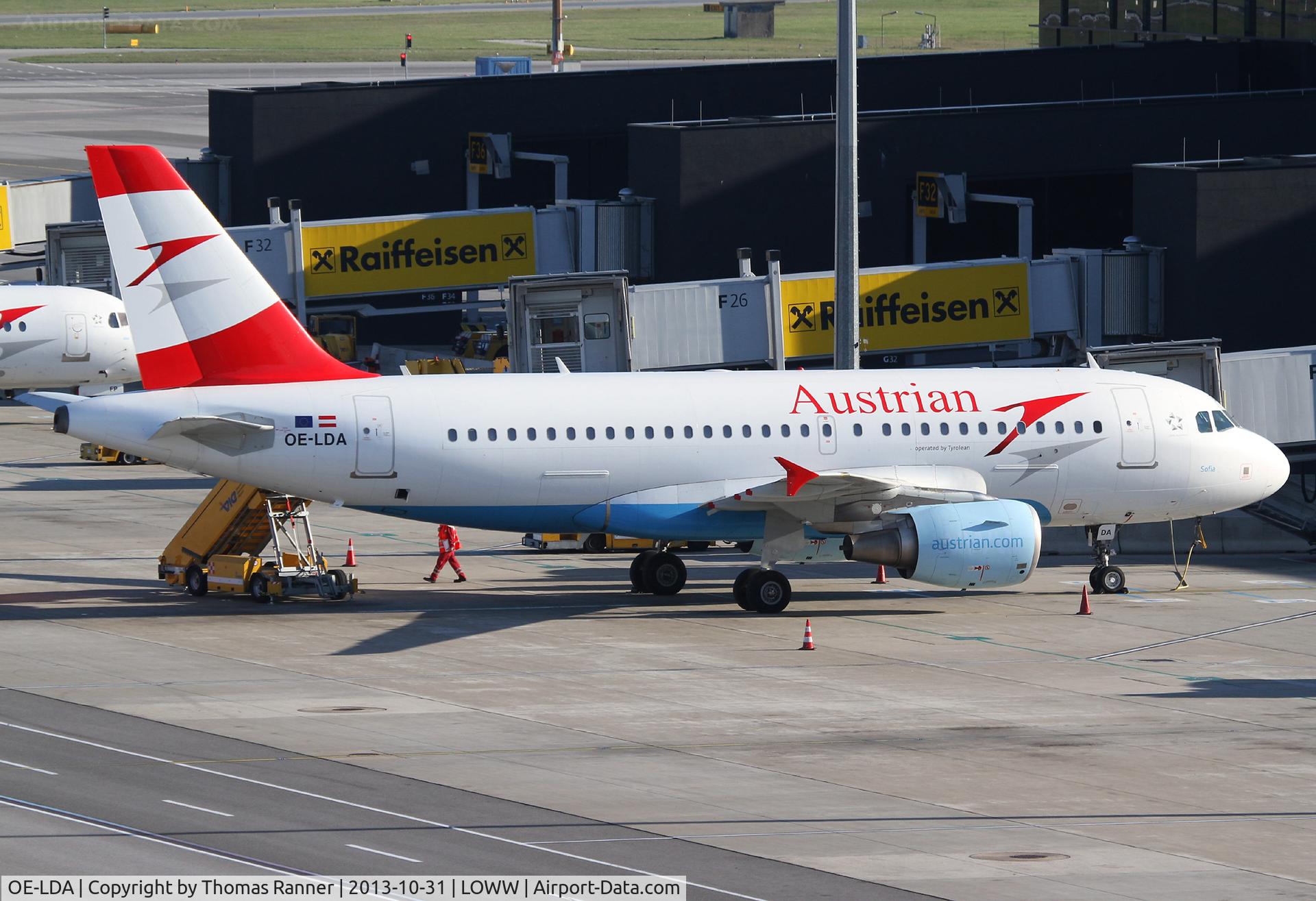 OE-LDA, 2004 Airbus A319-112 C/N 2131, Austrian A319