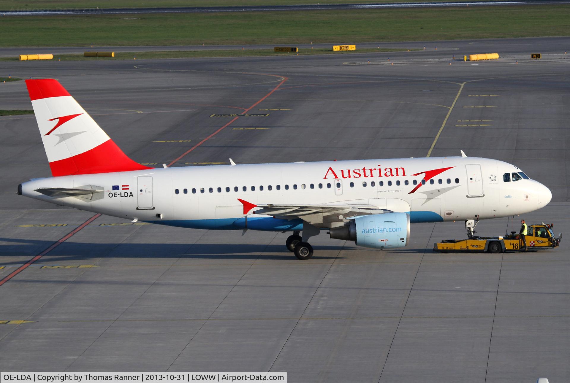 OE-LDA, 2004 Airbus A319-112 C/N 2131, Austrian A319