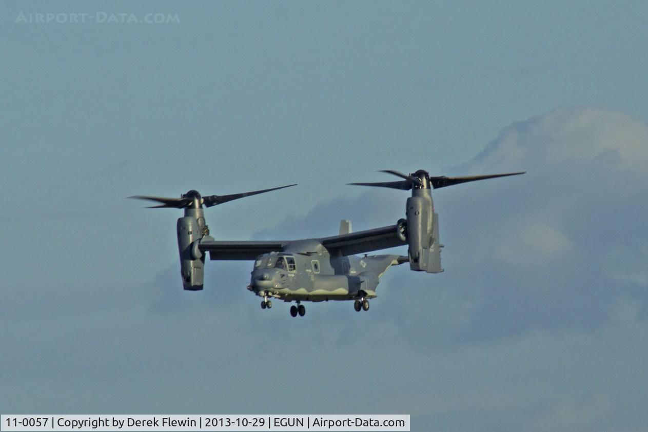 11-0057, 2011 Bell-Boeing CV-22B Osprey C/N D1038, CV-22B Osprey seen shortly after lifting at EGUN.