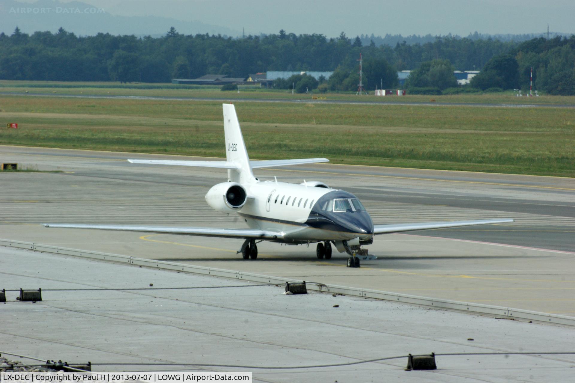 LX-DEC, 2008 Cessna 680 Citation Sovereign C/N 680-0253, Bussines flght