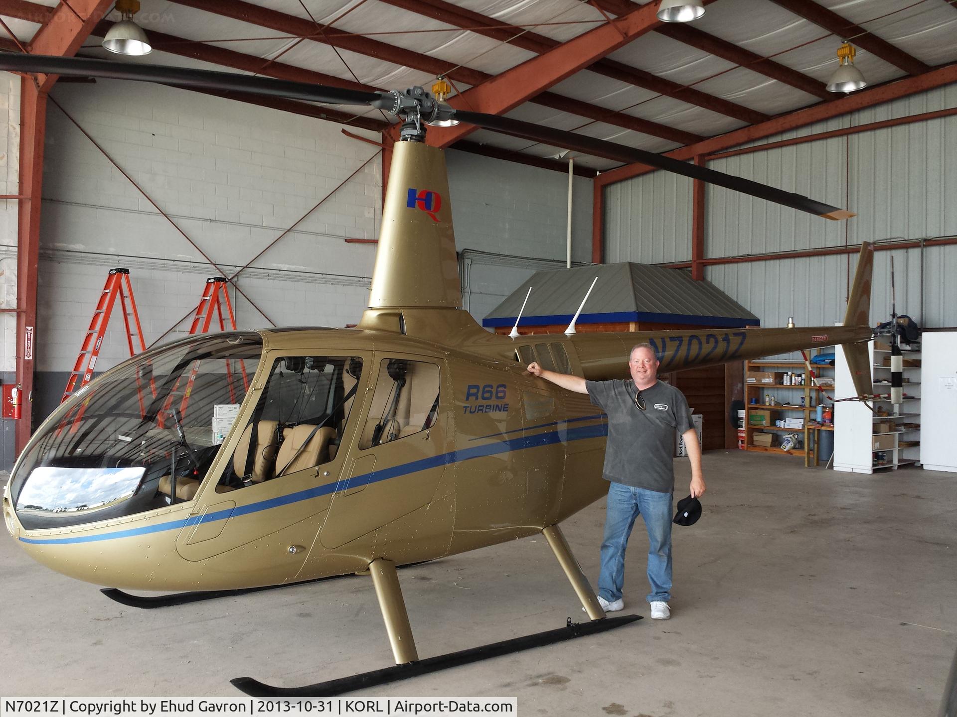 N7021Z, 2013 Robinson R66 Turbine C/N 0383, N7021Z at KORL