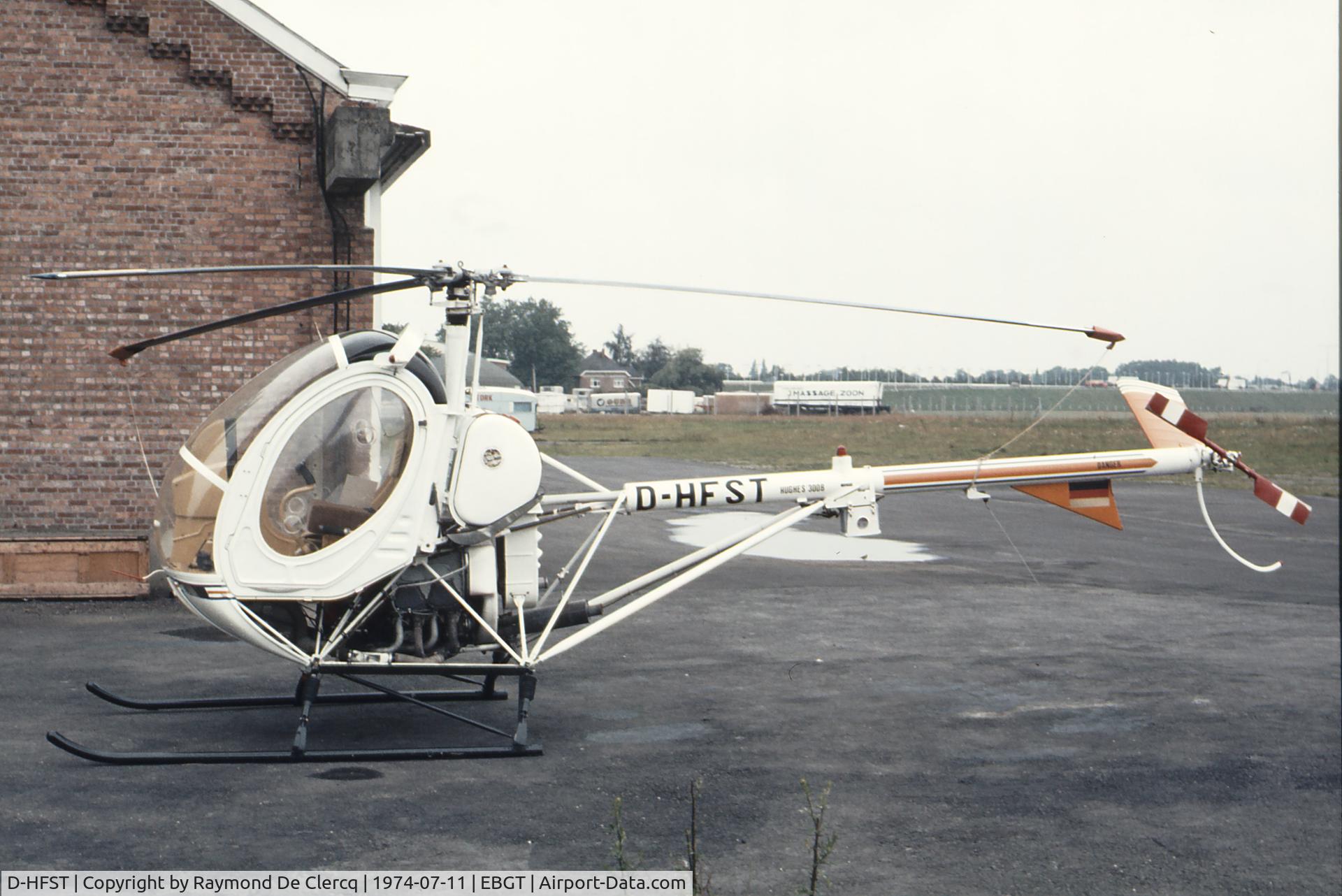 D-HFST, Hughes 269B C/N 880380, Gent 11-7-74