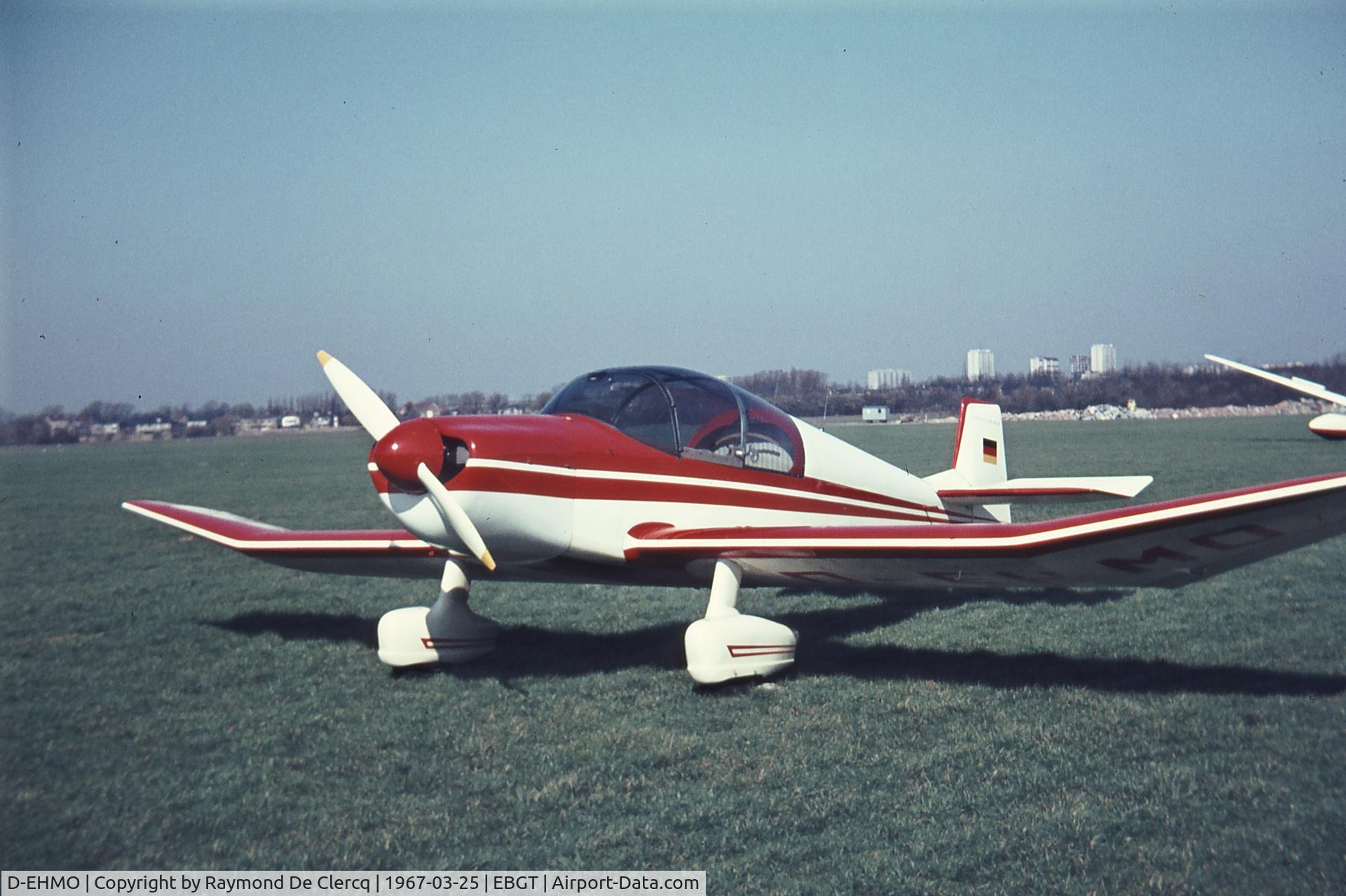 Aircraft D-EHMO, Amateur Built Monke Hummel, c/n 1623/002, Gent 25-3-67, at EBGT, photo by Raymond De Clercq