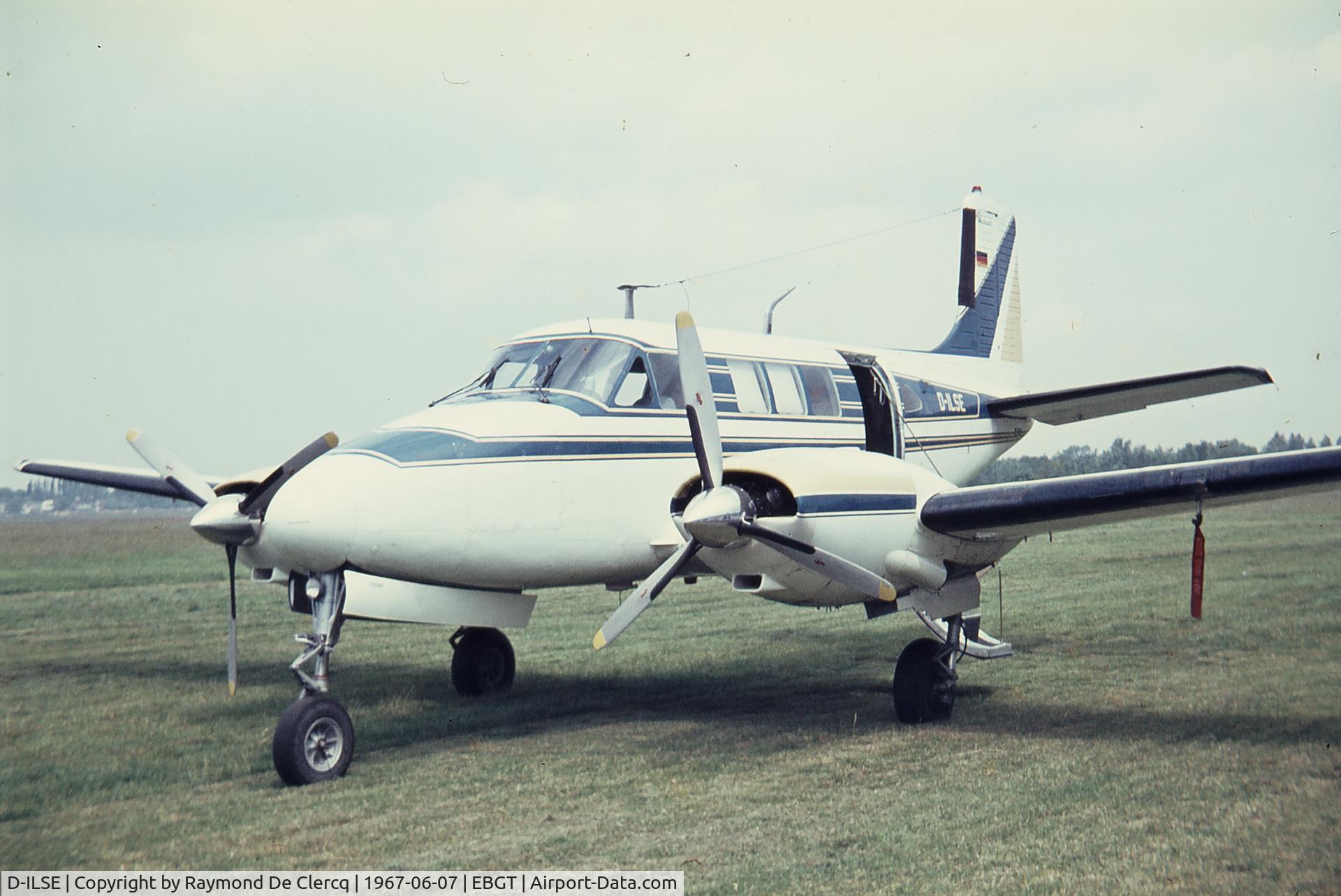 D-ILSE, Beech 65 Queen Air C/N LC-54, Queenair 65, Gent 7-6-67