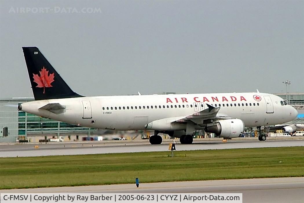 C-FMSV, 1992 Airbus A320-211 C/N 359, C-FMSV   Airbus A320-211 [0359] (Air Canada) Toronto~C 23/06/2005. Has since been re-registered.