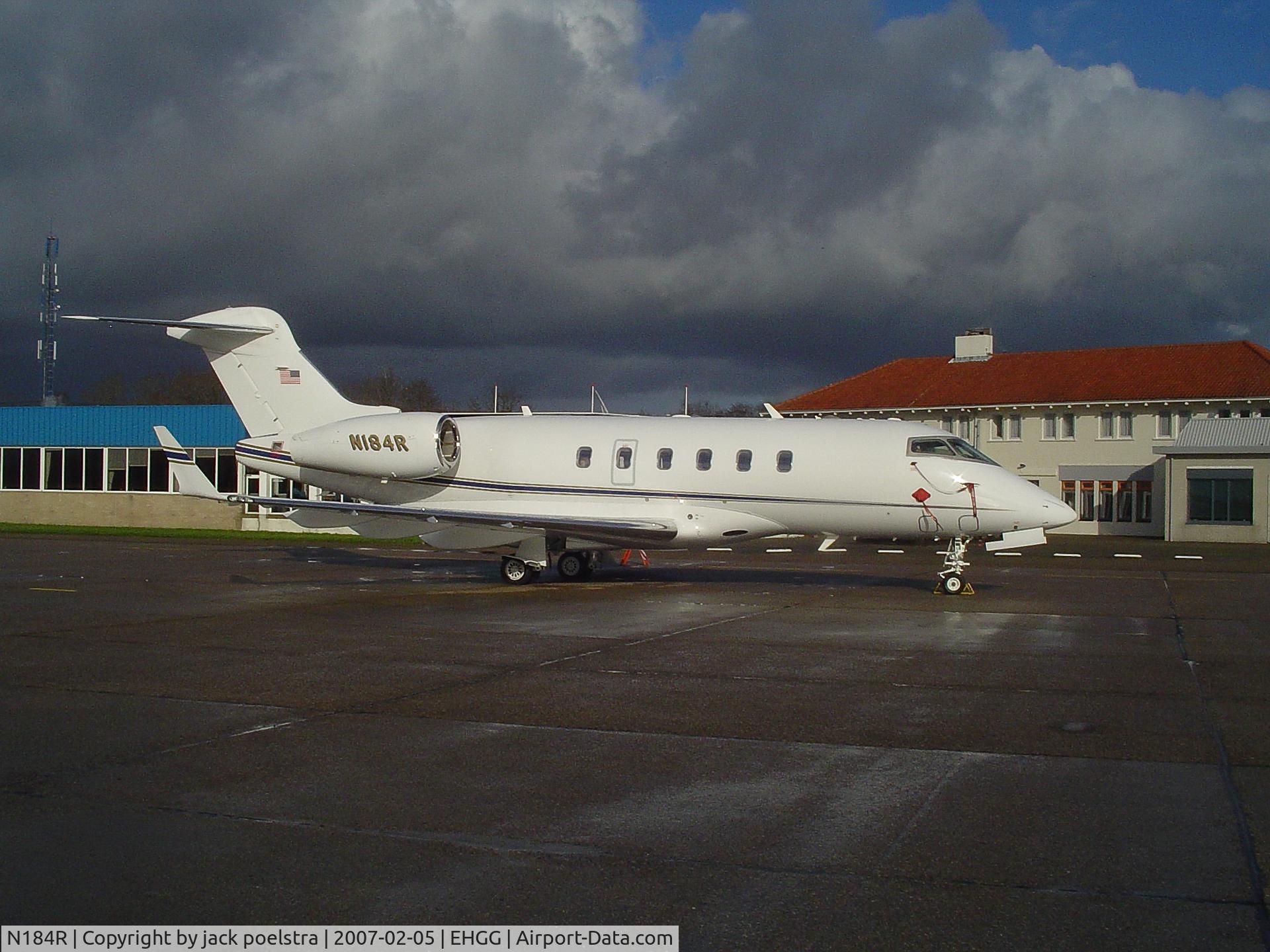 N184R, 2004 Bombardier Challenger 300 (BD-100-1A10) C/N 20024, BD-100 at ramp of Groningen airport