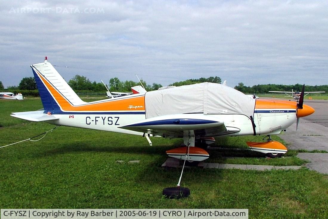 C-FYSZ, 1969 Piper PA-28-180 Cherokee C/N 28-5205, Piper PA-28-180 Cherokee D [28-5205] Rockcliffe~C 19/06/2005