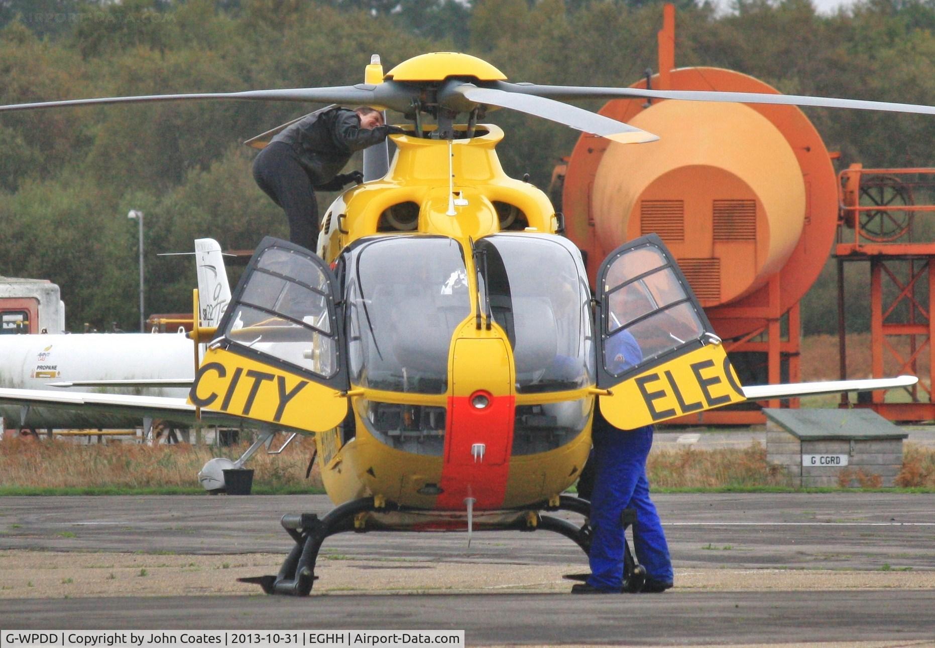 G-WPDD, 1999 Eurocopter EC-135P-1 C/N 0071, Being readied for another op.