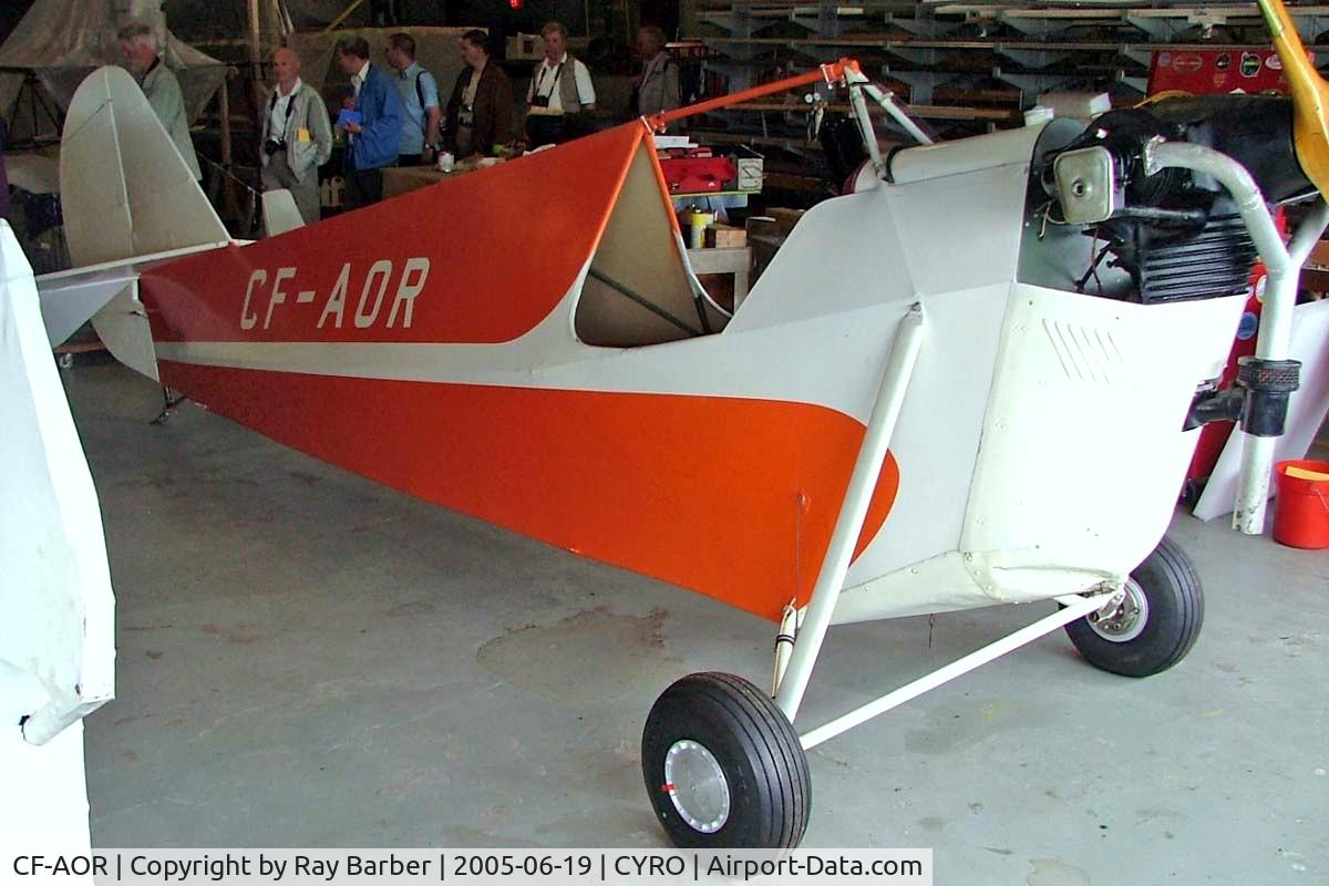 CF-AOR, Aeronca C2 Collegian C/N A-9, Aeronca C.2 Collegian A-9 Ottawa-Rockcliffe~C 19/06/2005