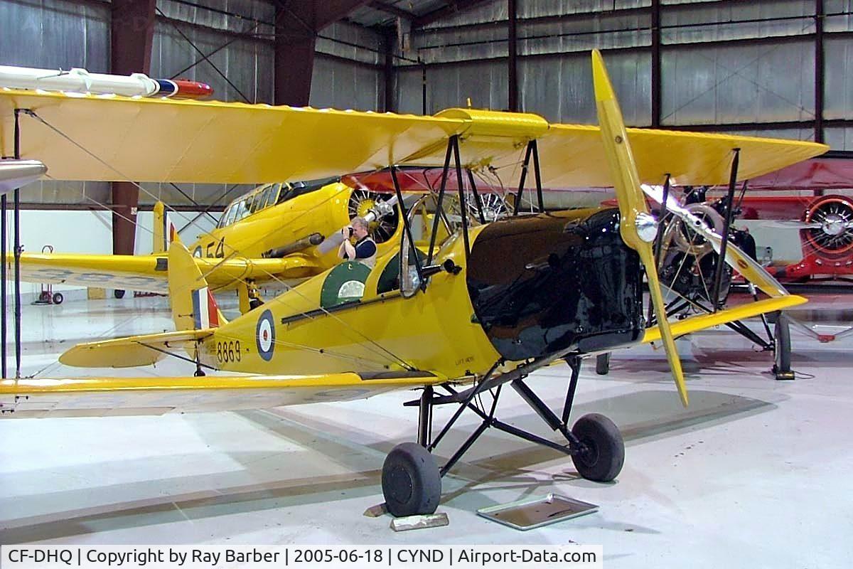 CF-DHQ, 1946 De Havilland Canada DH-82C Tiger Moth C/N DHC1671, De Havilland Canada DH.82C Tiger Moth [DHC1671] Gatineau~C 18/06/2005