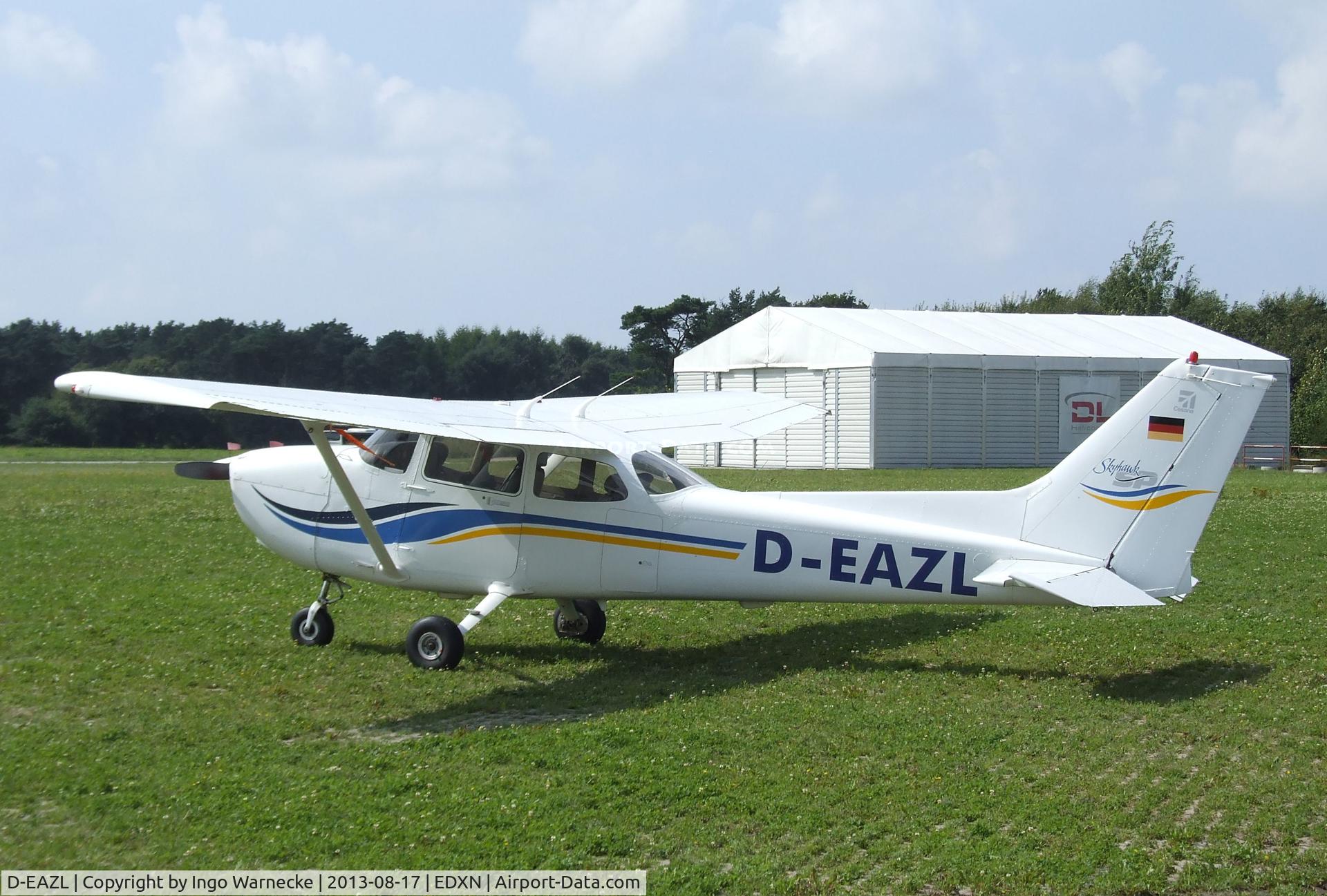 D-EAZL, 2000 Cessna 172S Skyhawk SP C/N 172S08299, Cessna 172S Skyhawk SP at the Spottersday of the Nordholz Airday 2013 celebrating 100 Years of German Naval Aviation at Nordholz Naval Aviation Base