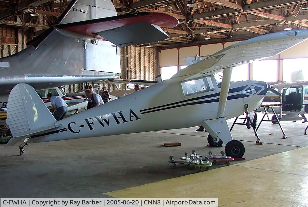 C-FWHA, 1947 Luscombe 8AX C/N 5684X, Luscombe 8A Silvaire [5684] Gananoque~C 20/06/2005