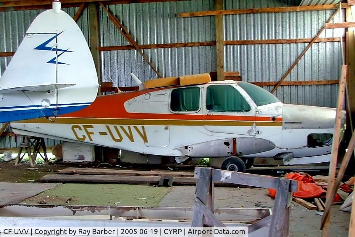 CF-UVV, 1947 Beech 35 Bonanza C/N D-294, Beech 35 Bonanza [D-294] Ottawa-Carp~C 19/06/2005. Stored and dismantled.