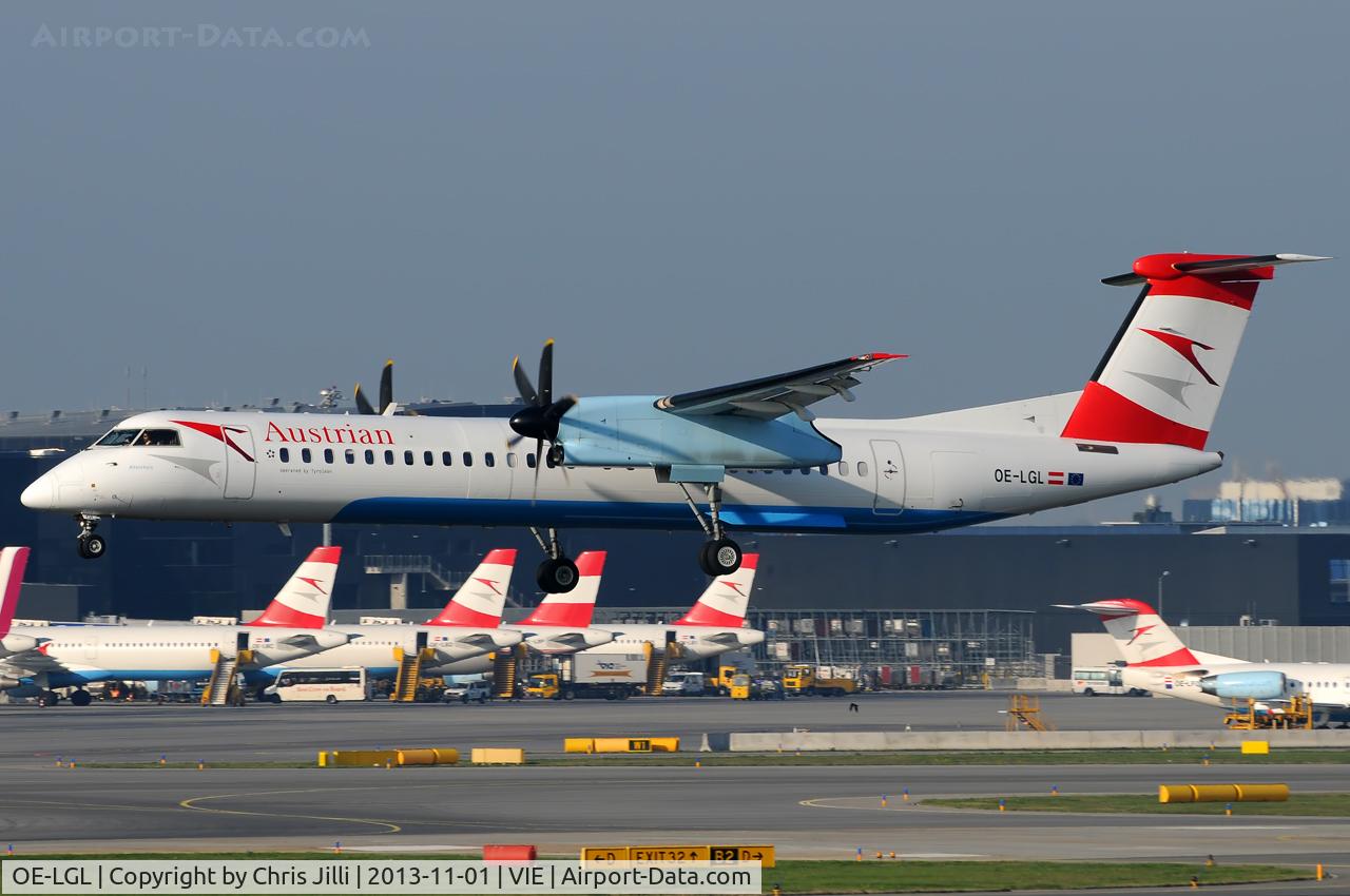 OE-LGL, 2010 De Havilland Canada DHC-8-402Q Dash 8 C/N 4310, Austrian Airlines