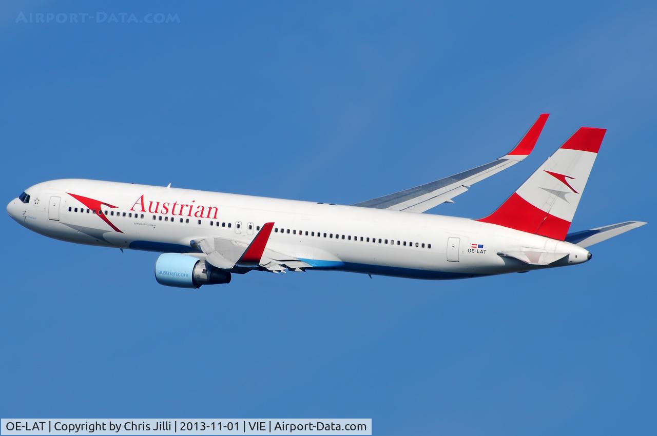 OE-LAT, 1991 Boeing 767-31A C/N 25273, Austrian Airlines