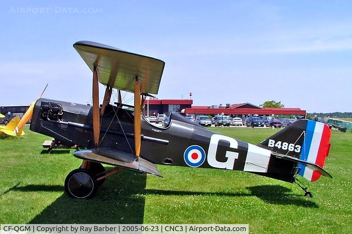 CF-QGM, 1970 Royal Aircraft Factory SE-5A Replica C/N G70 003, Replica Plans SE.5A (replica) [G70-003] Brampton~C 23/06/2005