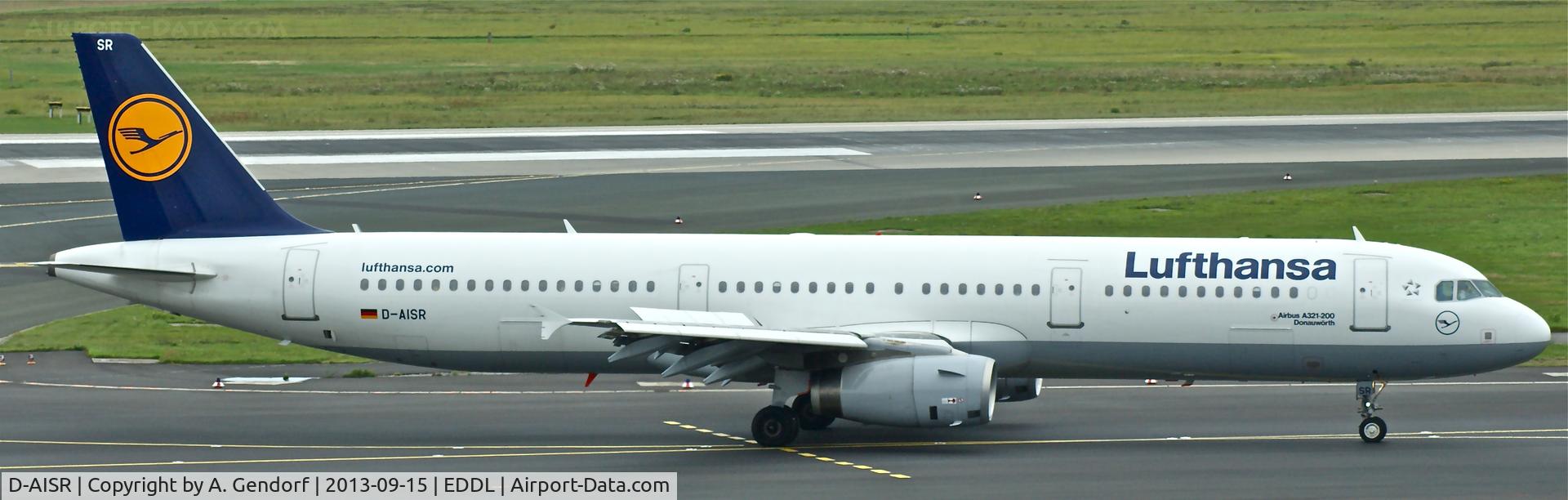 D-AISR, 2009 Airbus A321-231 C/N 3987, Lufthansa, is taxiing to the gate at Düsseldorf Int´l(EDDL)