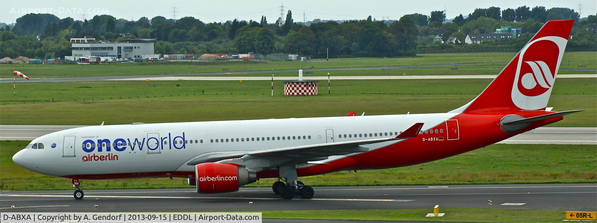 D-ABXA, 1986 Boeing 737-330(QC) C/N 23522, Air Berlin (Oneworld ttl.), seen here returning from Gran Canaria(GCLP) to Düsseldorf Int´l(EDDL)