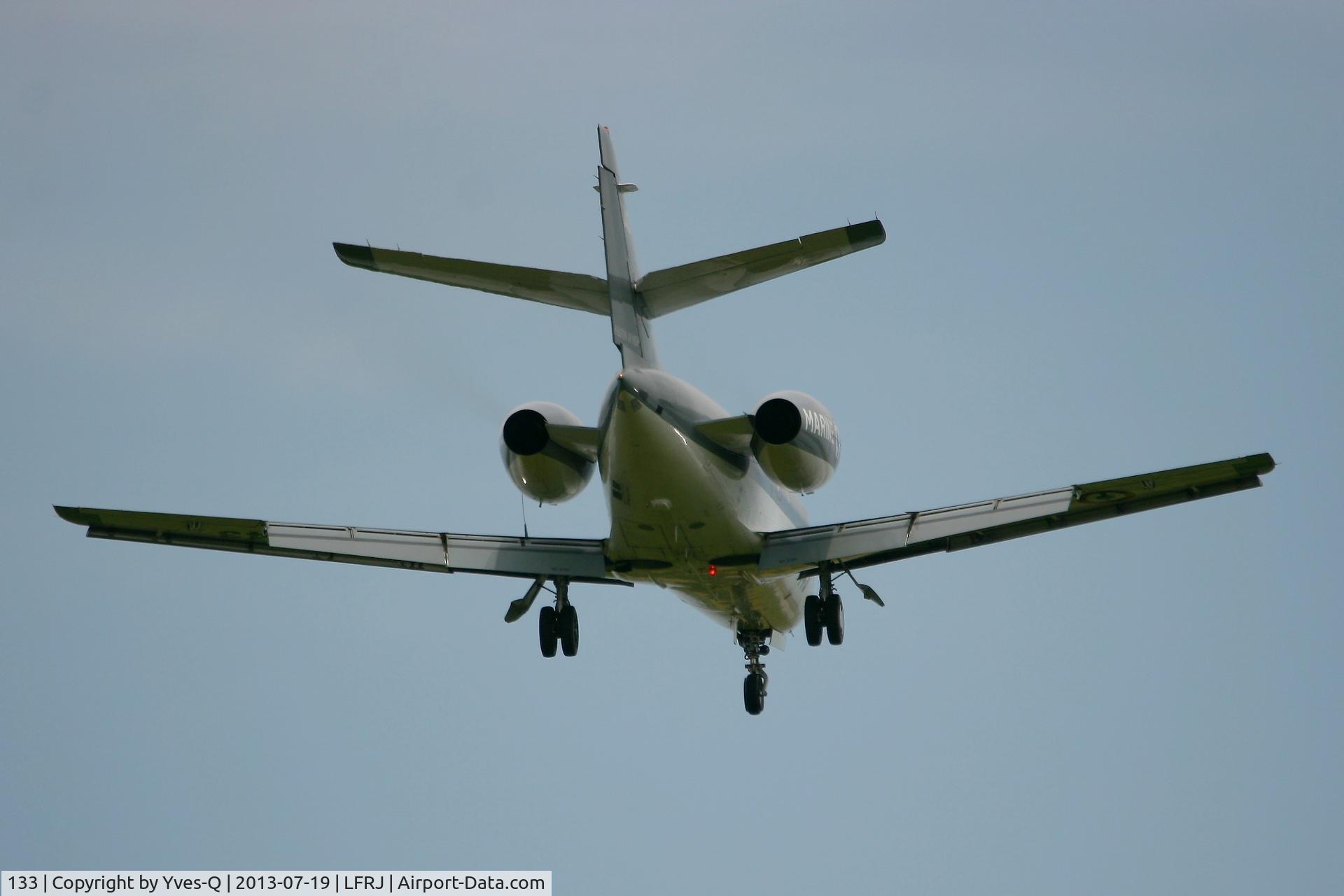 133, 1978 Dassault Falcon 10MER C/N 133, French Naval Aviation Dassault Falcon 10MER, Landivisiau Naval Air Base (LFRJ)
