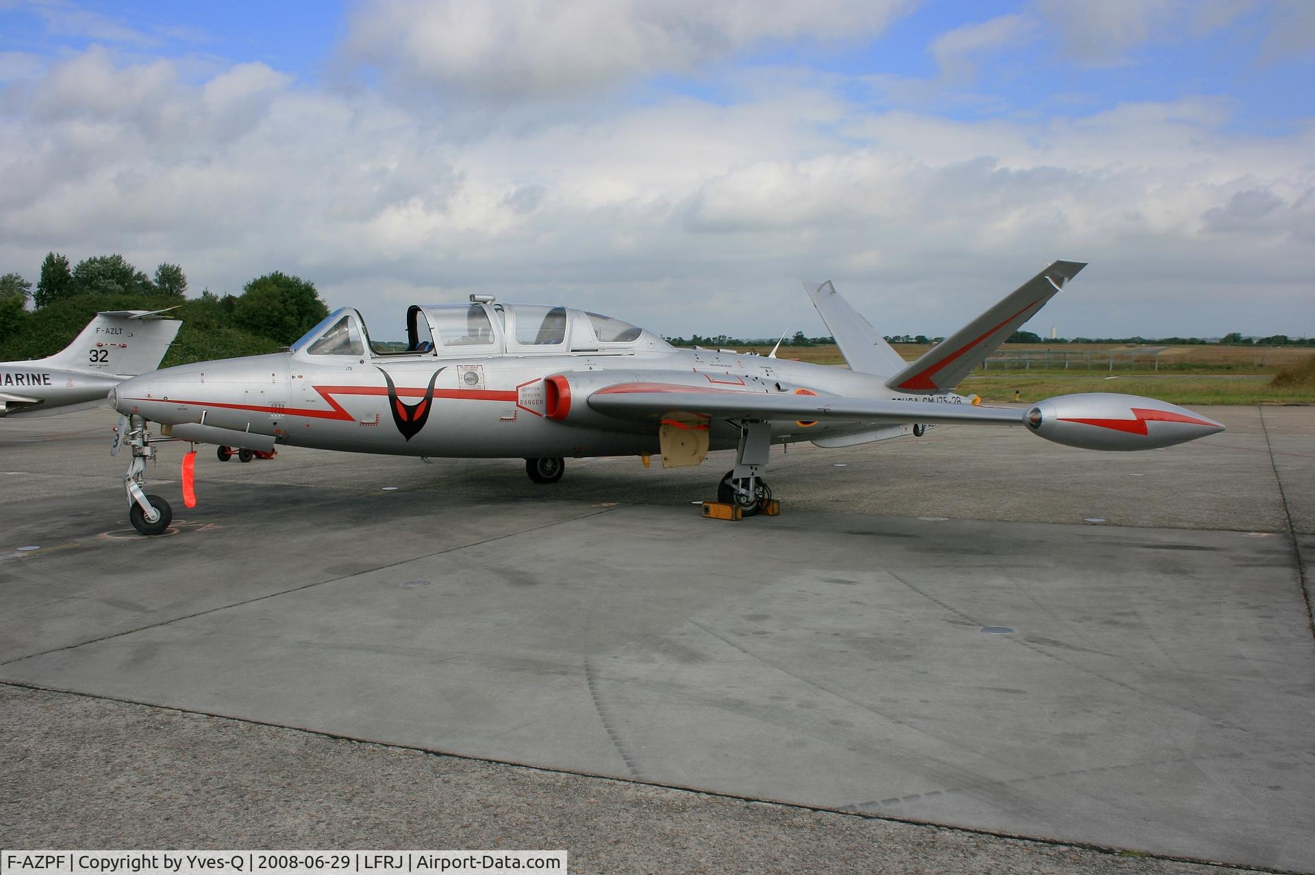 F-AZPF, Fouga CM-175 Zephyr C/N 28, Fouga CM-175 Zephyr, Static Display Tiger Meet 2008 