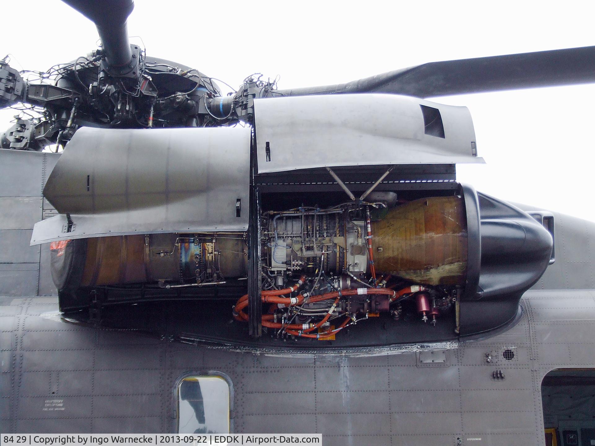 84 29, Sikorsky (VFW-Fokker) CH-53G C/N V65-027, Sikorsky (VFW-Fokker) CH-53G of the German Air Force (Luftwaffe) at the DLR 2013 air and space day on the side of Cologne airport