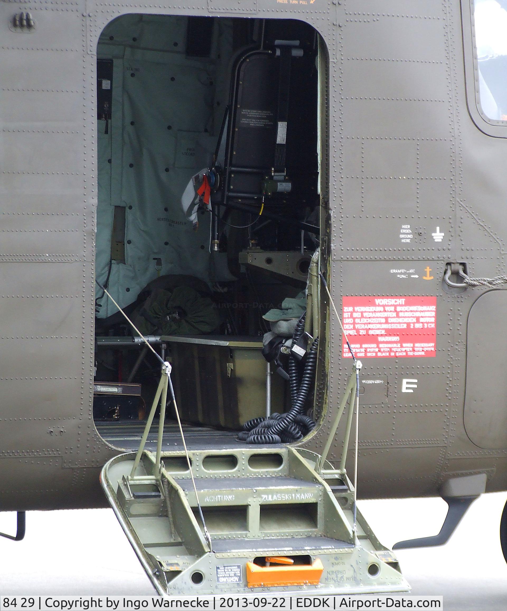 84 29, Sikorsky (VFW-Fokker) CH-53G C/N V65-027, Sikorsky (VFW-Fokker) CH-53G of the German Air Force (Luftwaffe) at the DLR 2013 air and space day on the side of Cologne airport